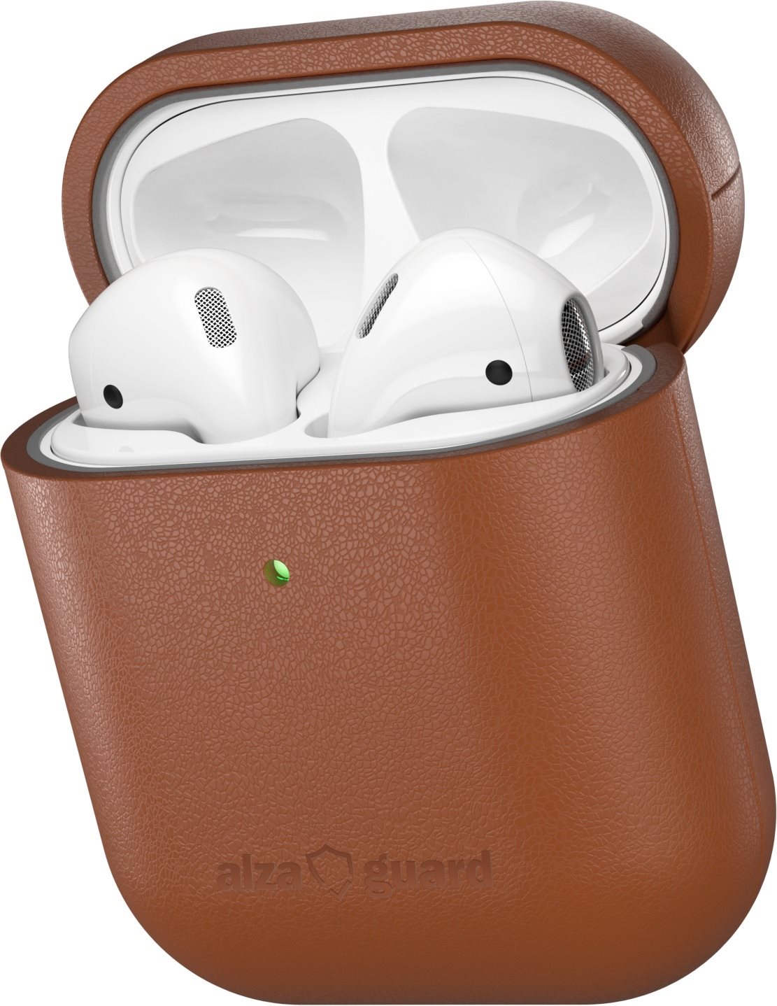 AlzaGuard Genuine Leather Case für AirPods 1. und 2. Generation...