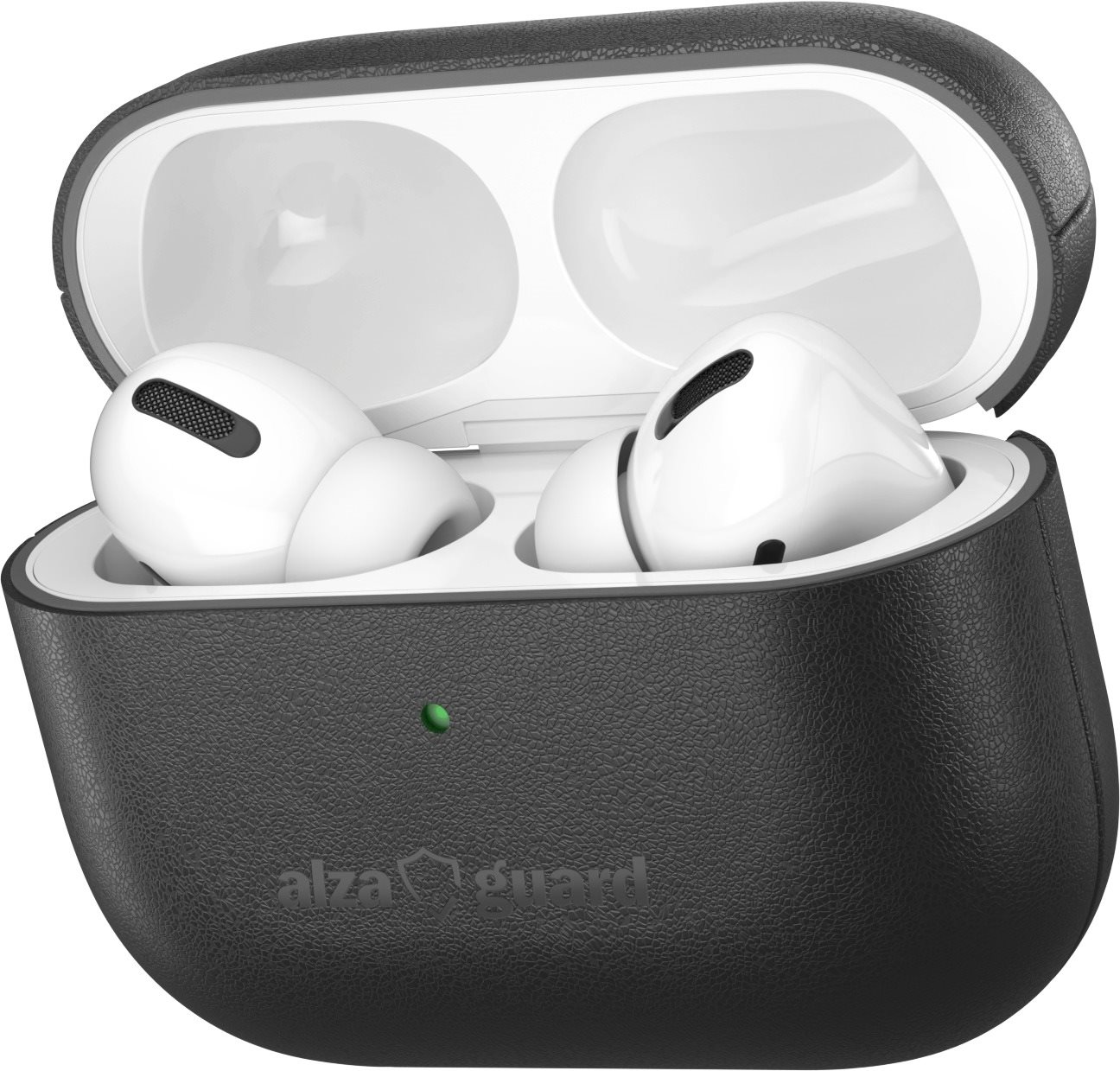 AlzaGuard Genuine Leather Case für AirPods Pro 2022 schwarz...