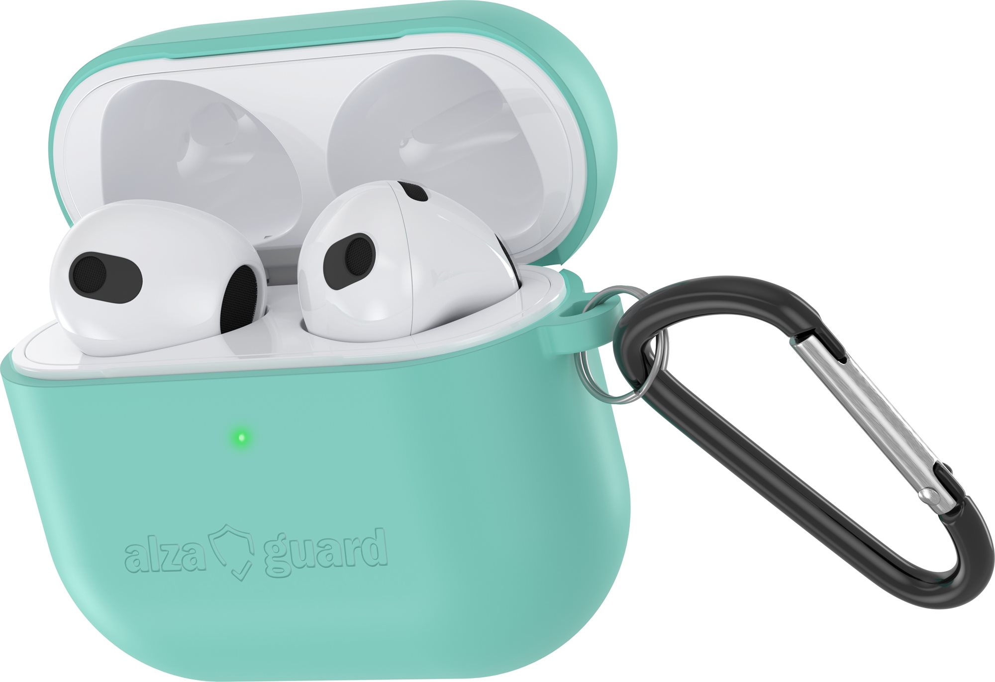 AlzaGuard Skinny Silikonhülle für Airpods 2021 - blau Kopfhörer-Hülle