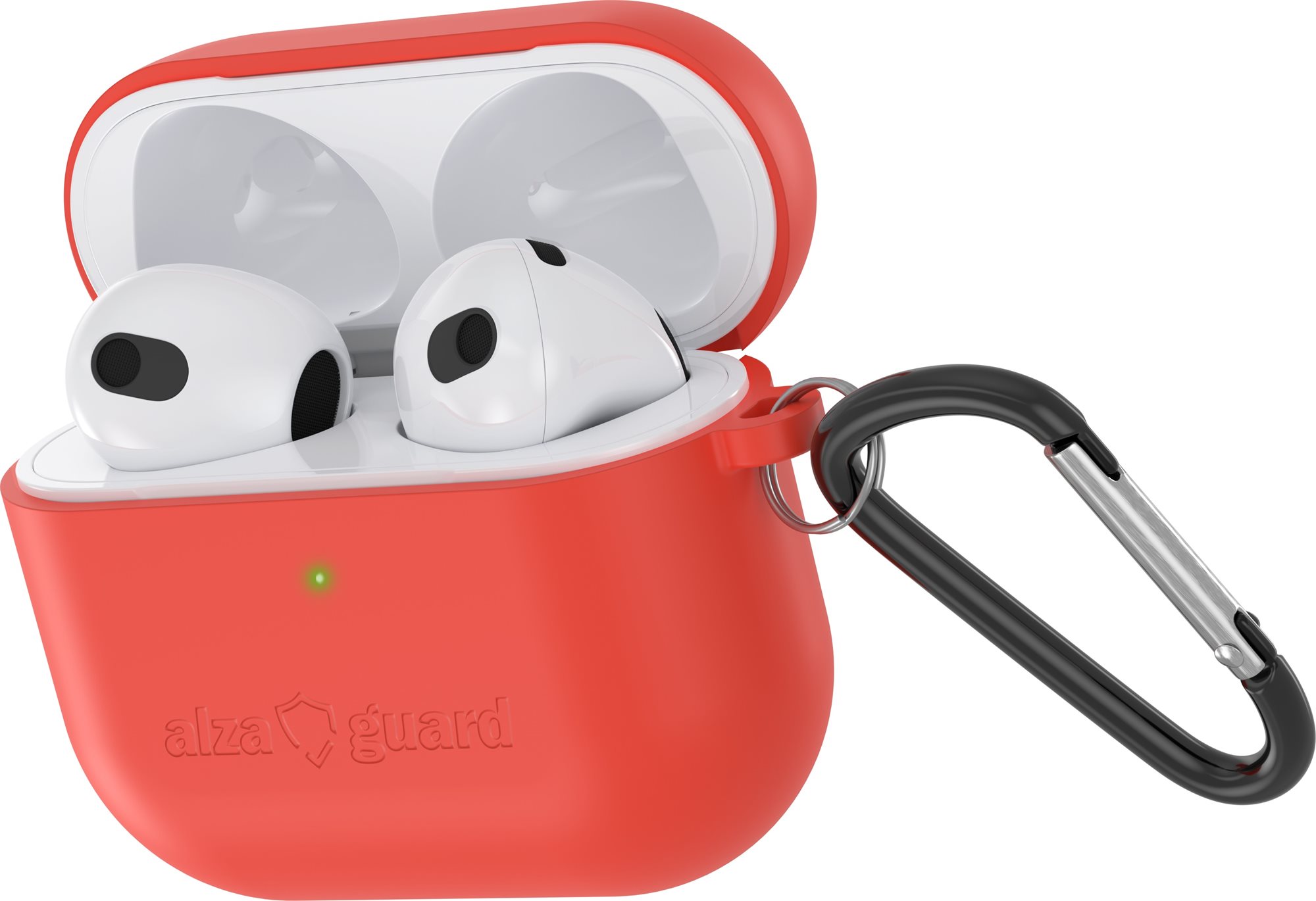 AlzaGuard Skinny Silicone Case für Airpods 2021 - rot Kopfhörer-Hülle