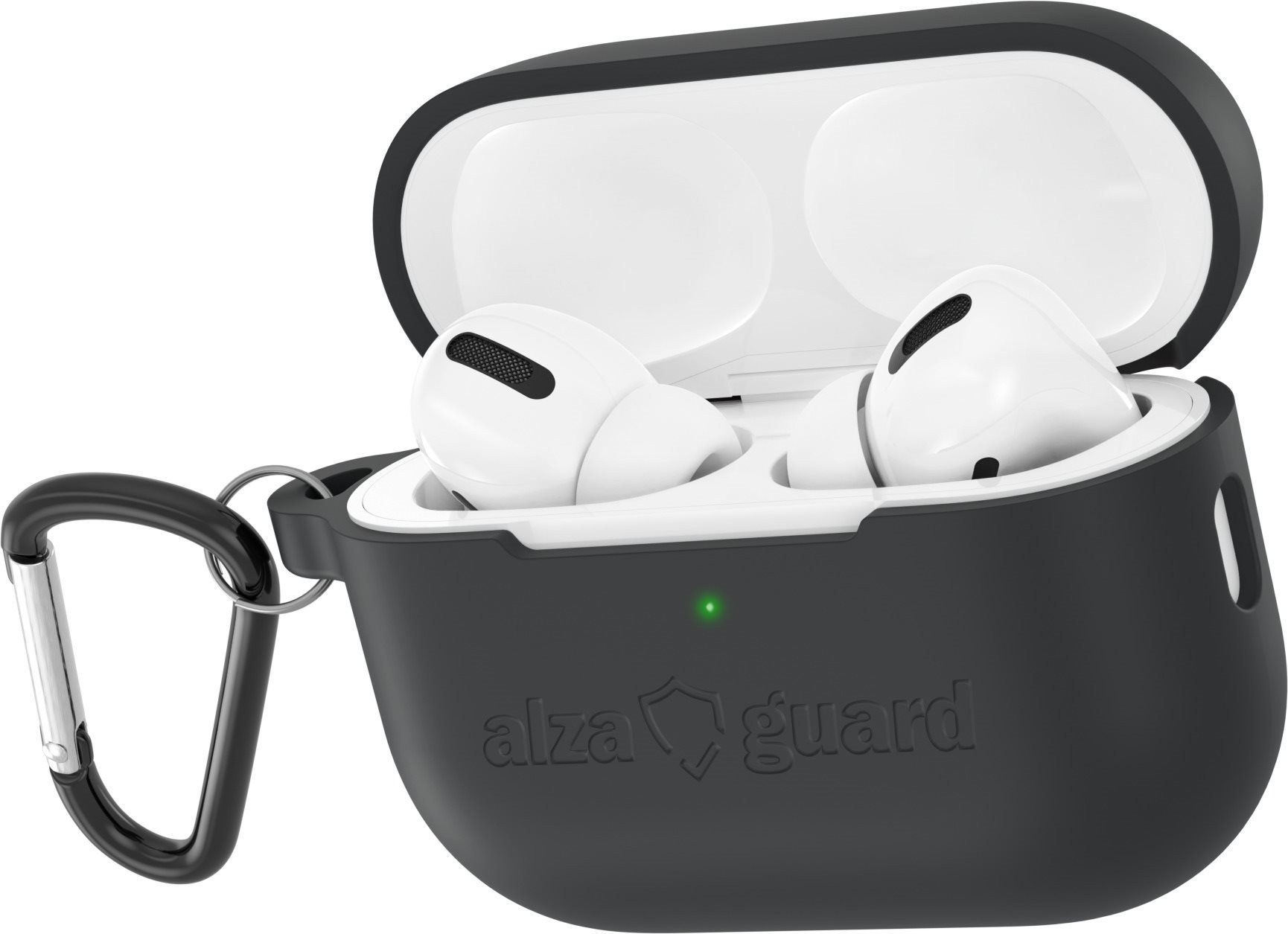 AlzaGuard Skinny Silicone Case für Airpods Pro 2022 - schwarz...