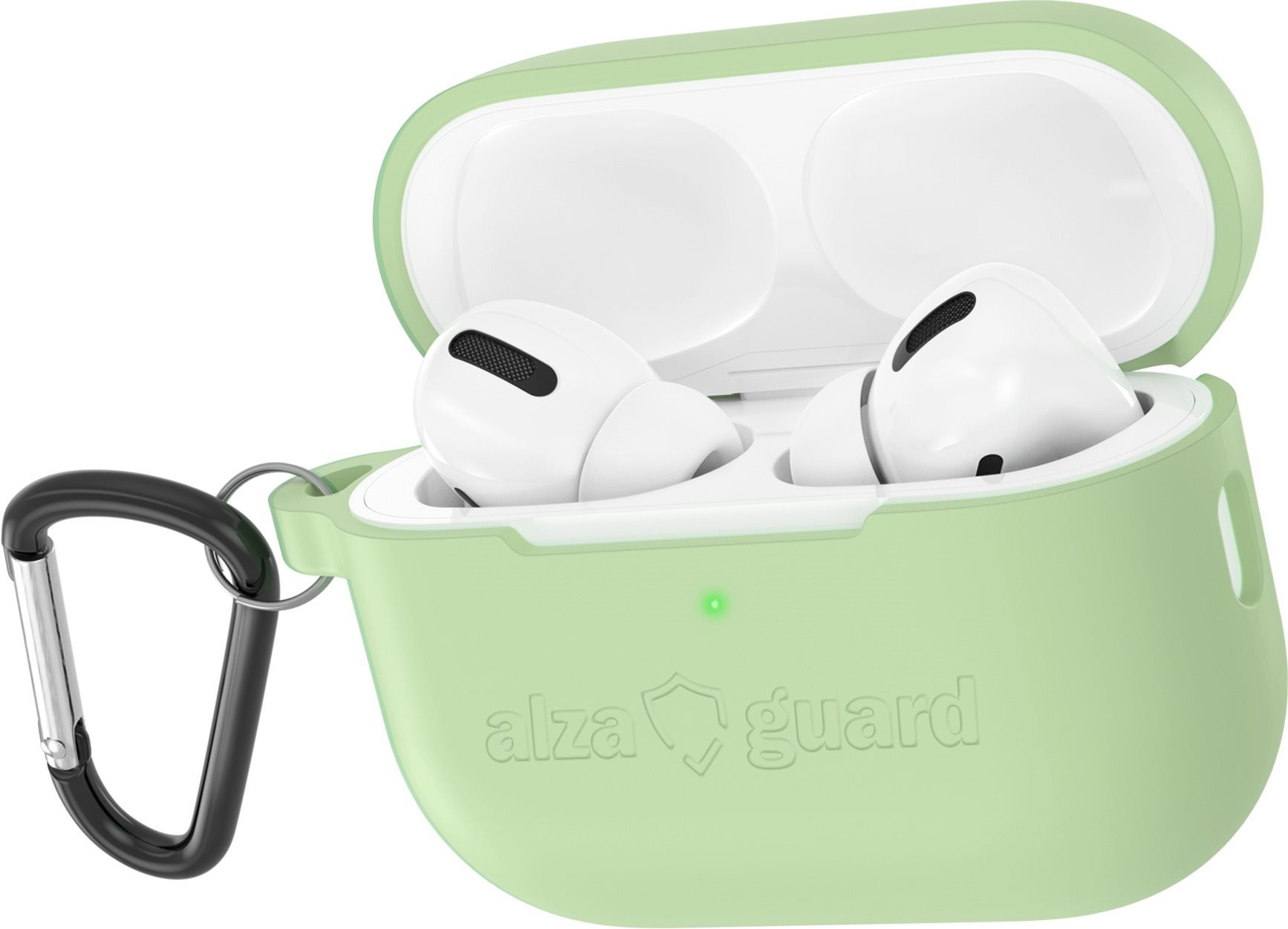 AlzaGuard Skinny Silicone Case für Airpods Pro 2022 - grün...