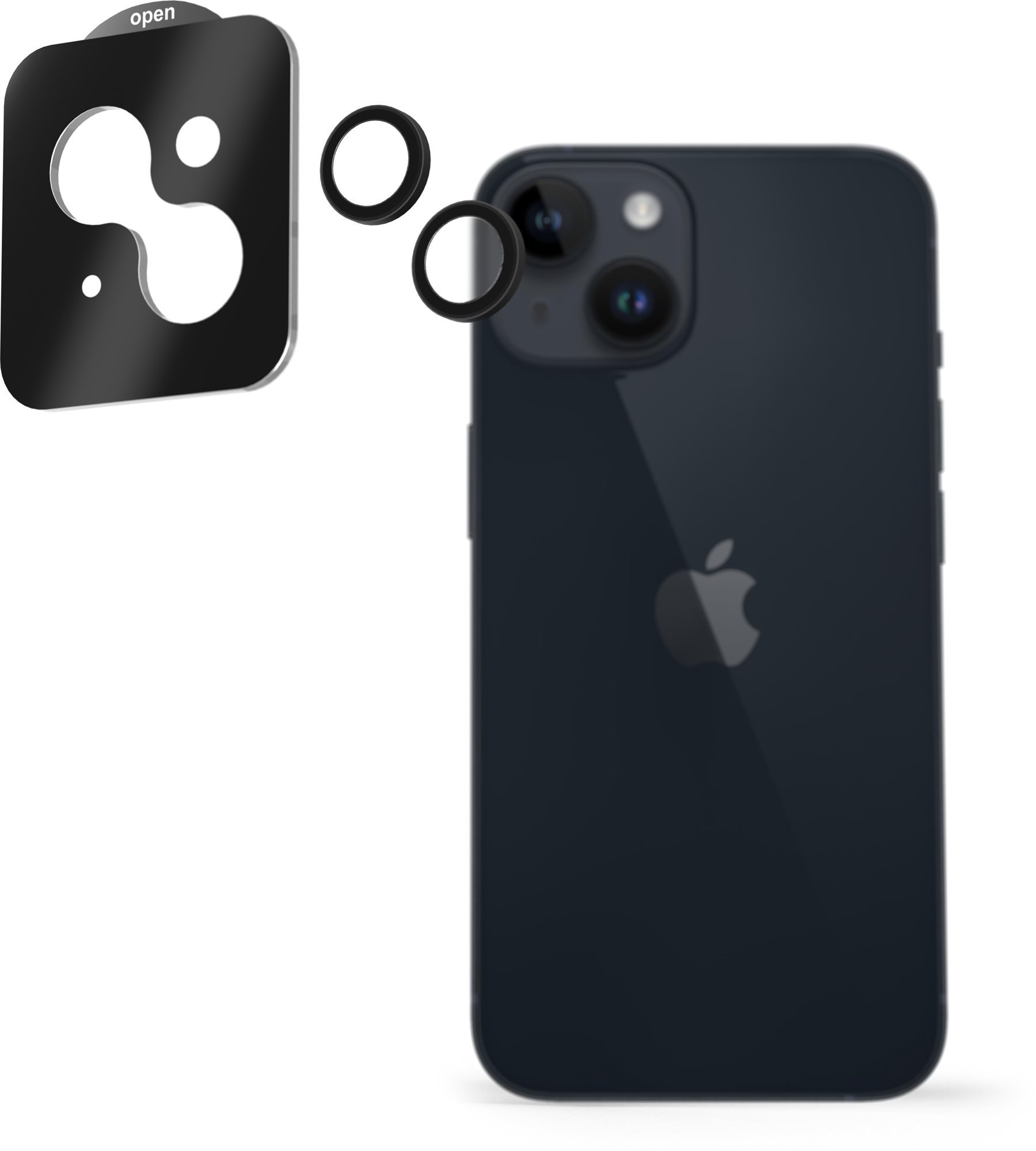 AlzaGuard Elite Lens Protector für iPhone 14 / 14 Plus schwarz...