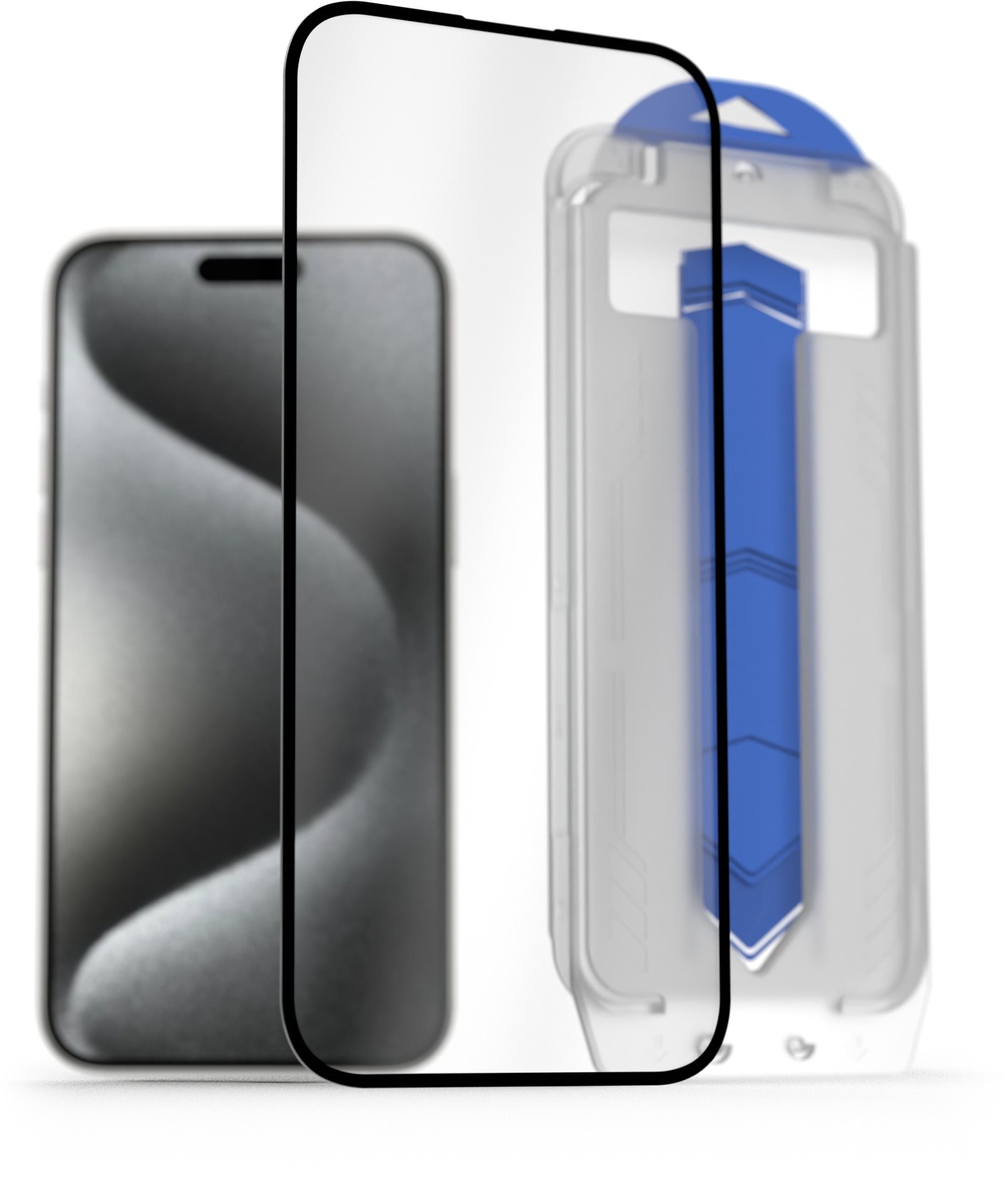 AlzaGuard FullCover Glass EasyFit DustFree 2 Pack iPhone 15 Pro Max...