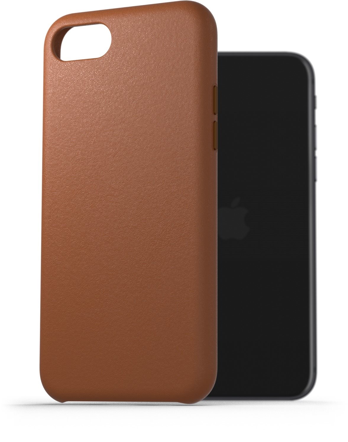 AlzaGuard Genuine iPhone 7 / 8 / SE 2020 / SE 2022 nyeregbarna bőr...
