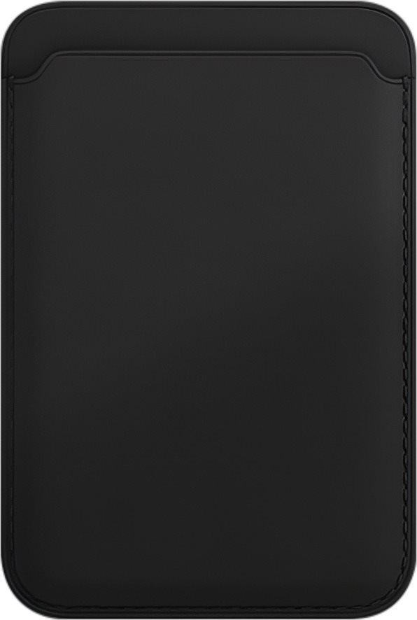 AlzaGuard Genuine Leather Wallet Compatible with Magsafe schwarz...