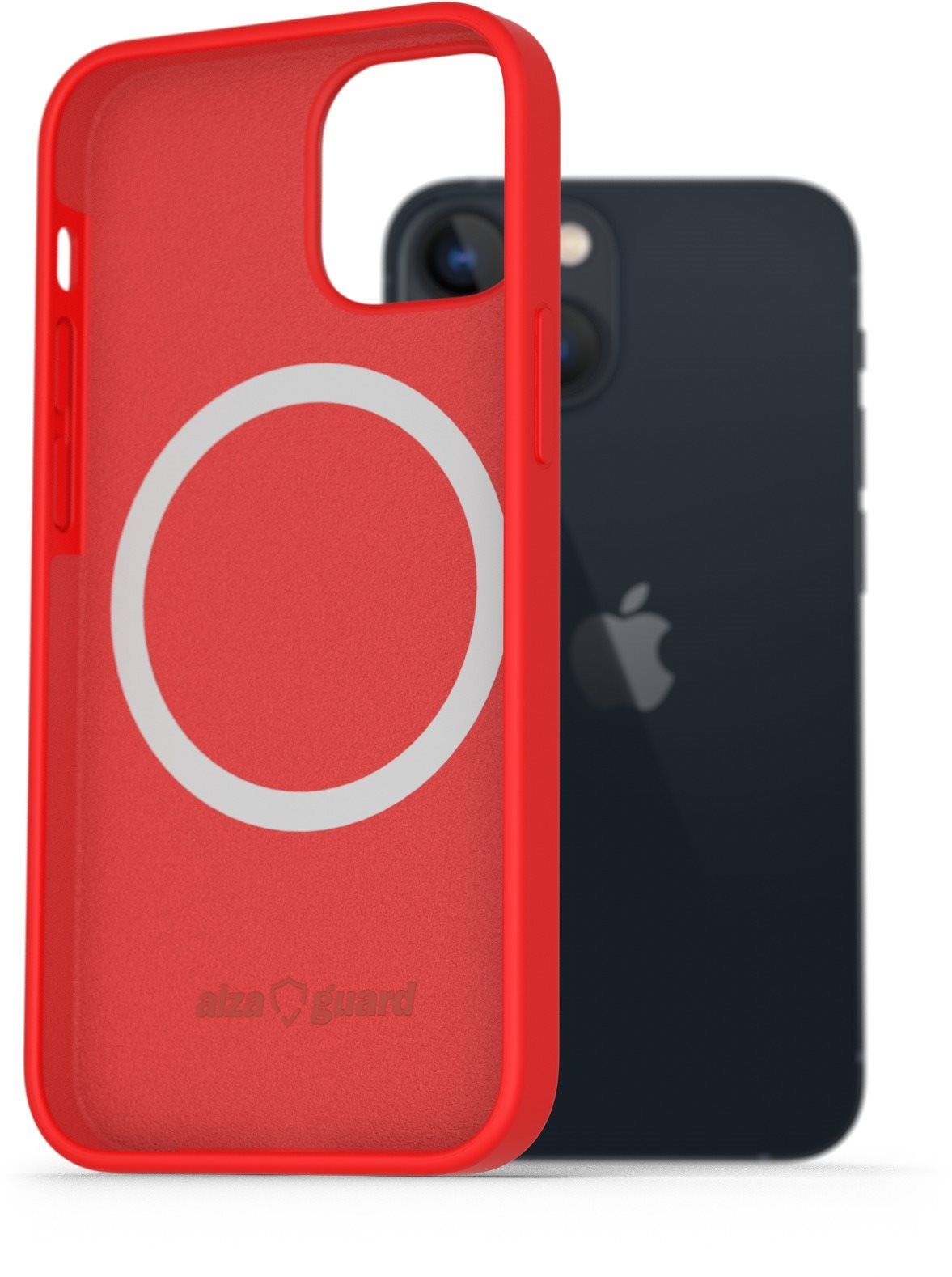 AlzaGuard Silicone Case Compatible with Magsafe iPhone 13 Mini...