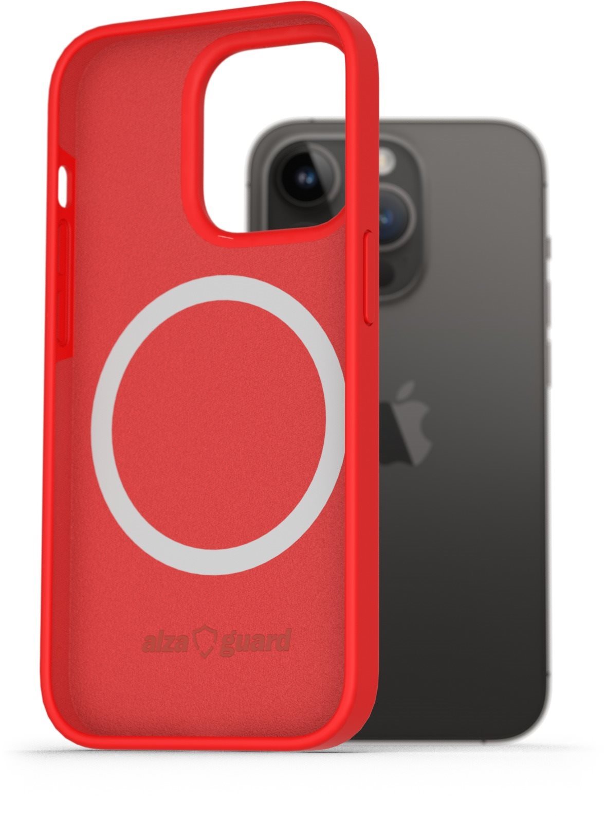 AlzaGuard Silicone Case Compatible with Magsafe na iPhone 14 Pro...