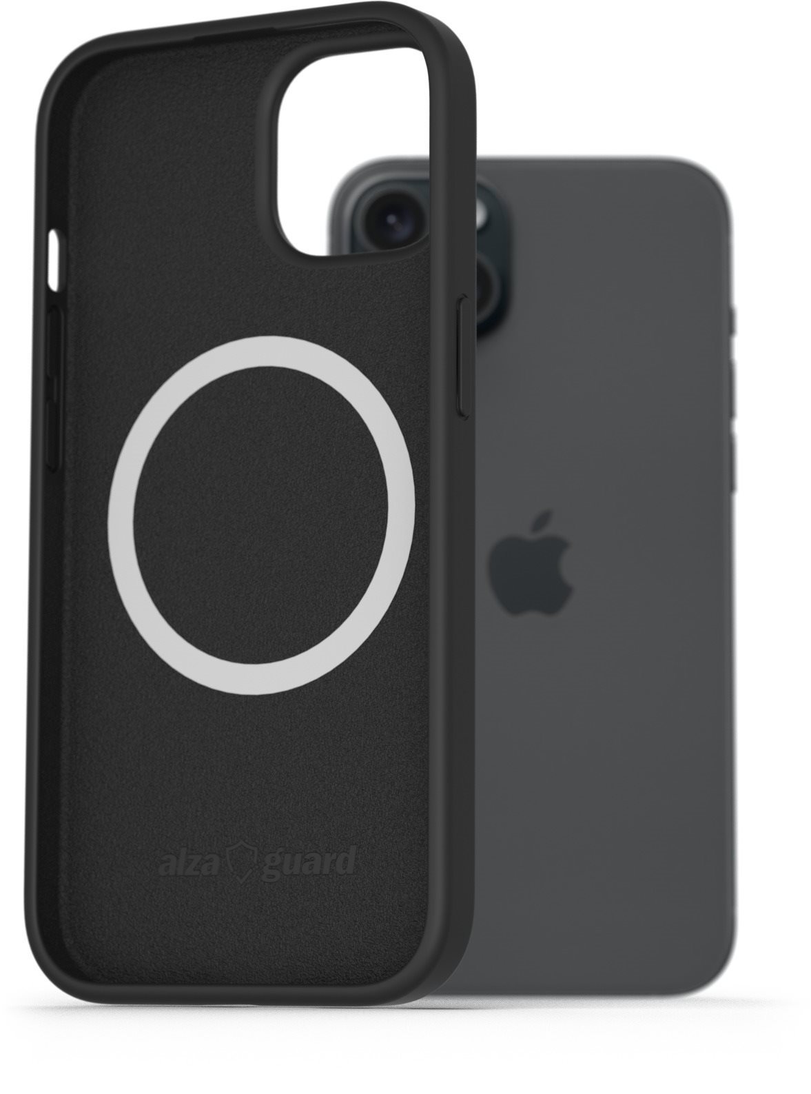 AlzaGuard Silicone Case Compatible with Magsafe iPhone 15 Plus...