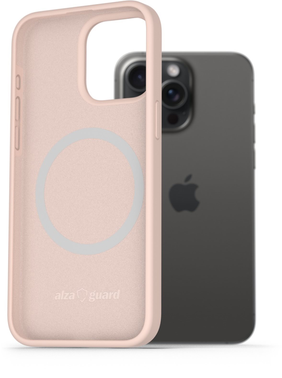 AlzaGuard Silicone Case Compatible with Magsafe iPhone 15 Pro Max...