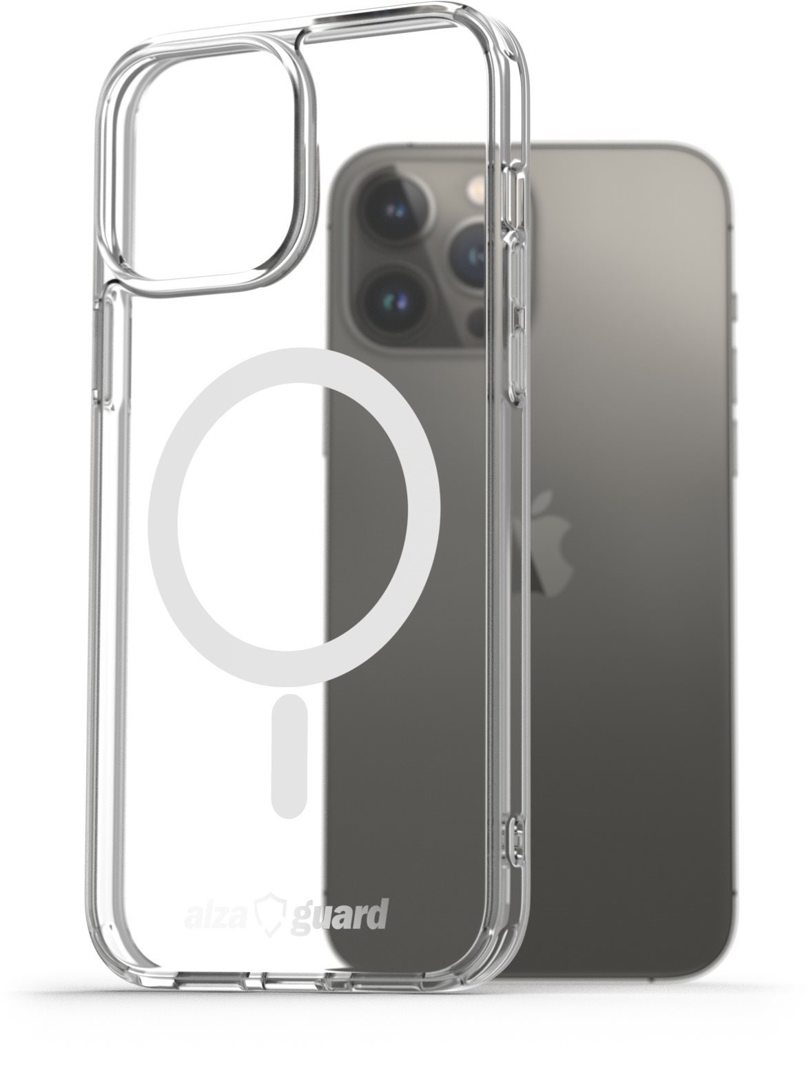 AlzaGuard Crystal Clear TPU Case Compatible with Magsafe iPhone 13...