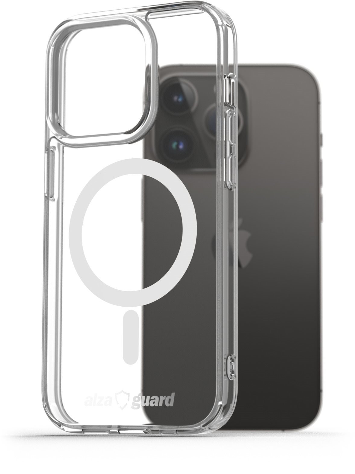 AlzaGuard Crystal Clear TPU Case kompatibel mit Magsafe iPhone 14...