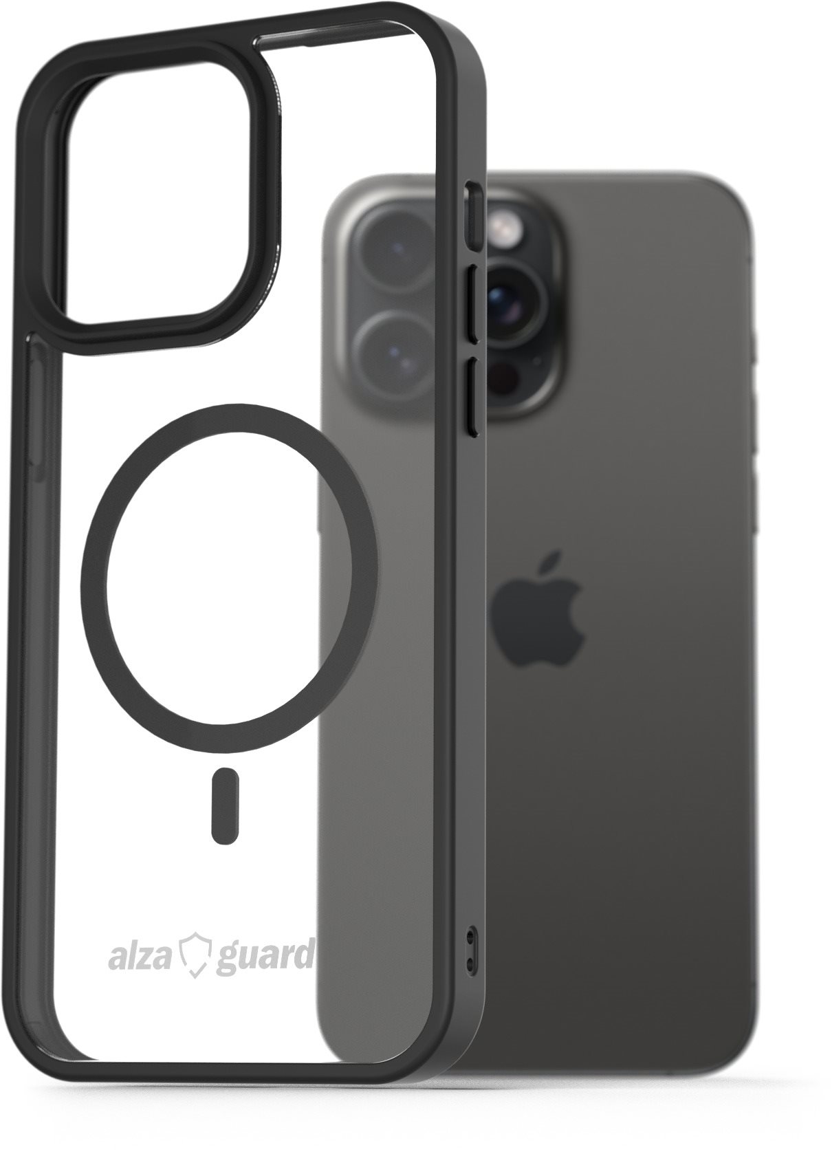 AlzaGuard iPhone 15 Pro Max Clear TPU Case Compatible with Magsafe...