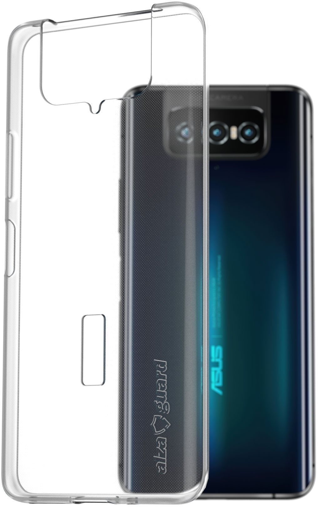 AlzaGuard Crystal Clear TPU Case pour Asus Zenfone 7 Pro Coque de...