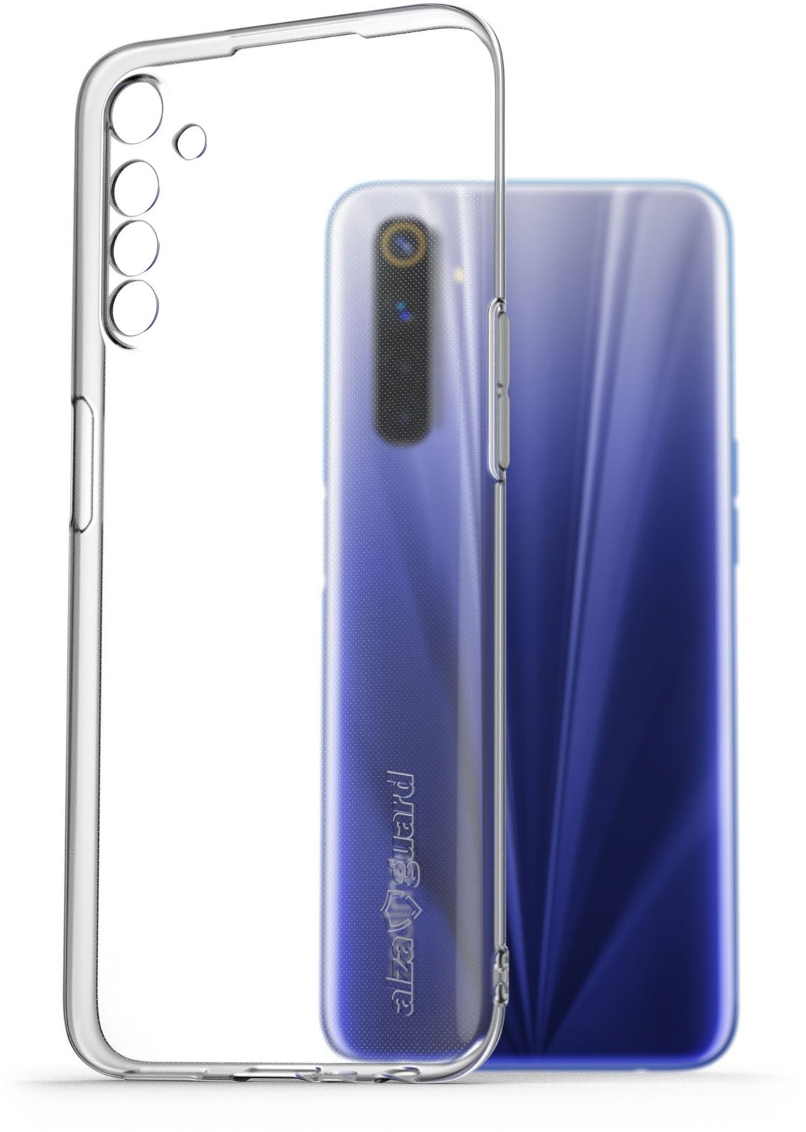AlzaGuard for Realme 6, Clear Phone Cover