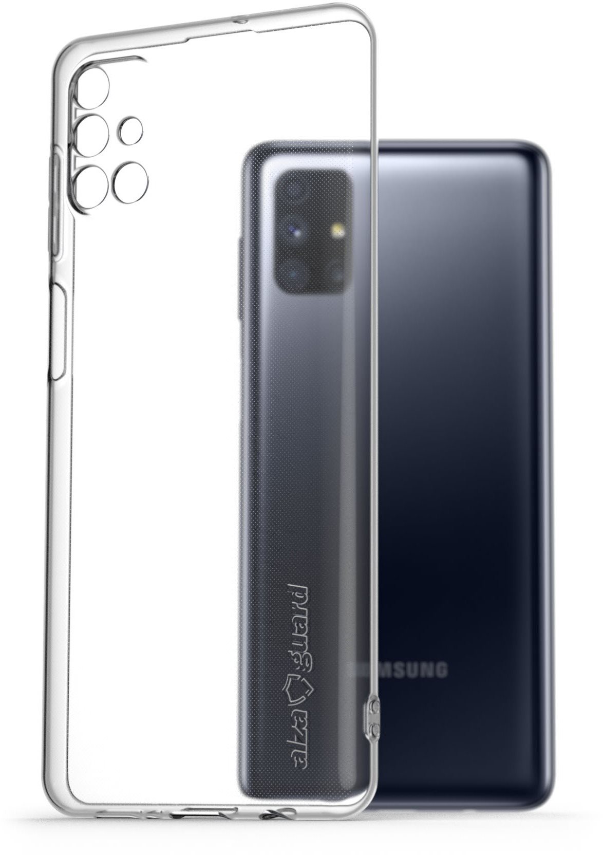 AlzaGuard for Samsung Galaxy M51, Clear Phone Cover