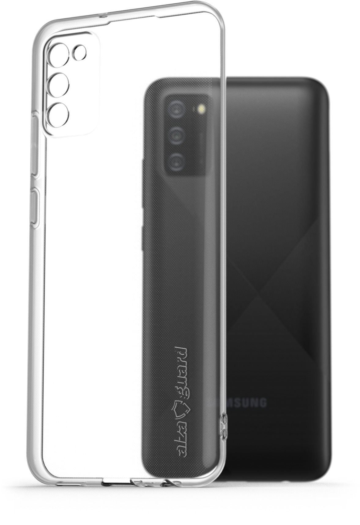 AlzaGuard Crystal Clear TPU Case for Samsung Galaxy A02s Phone Cover