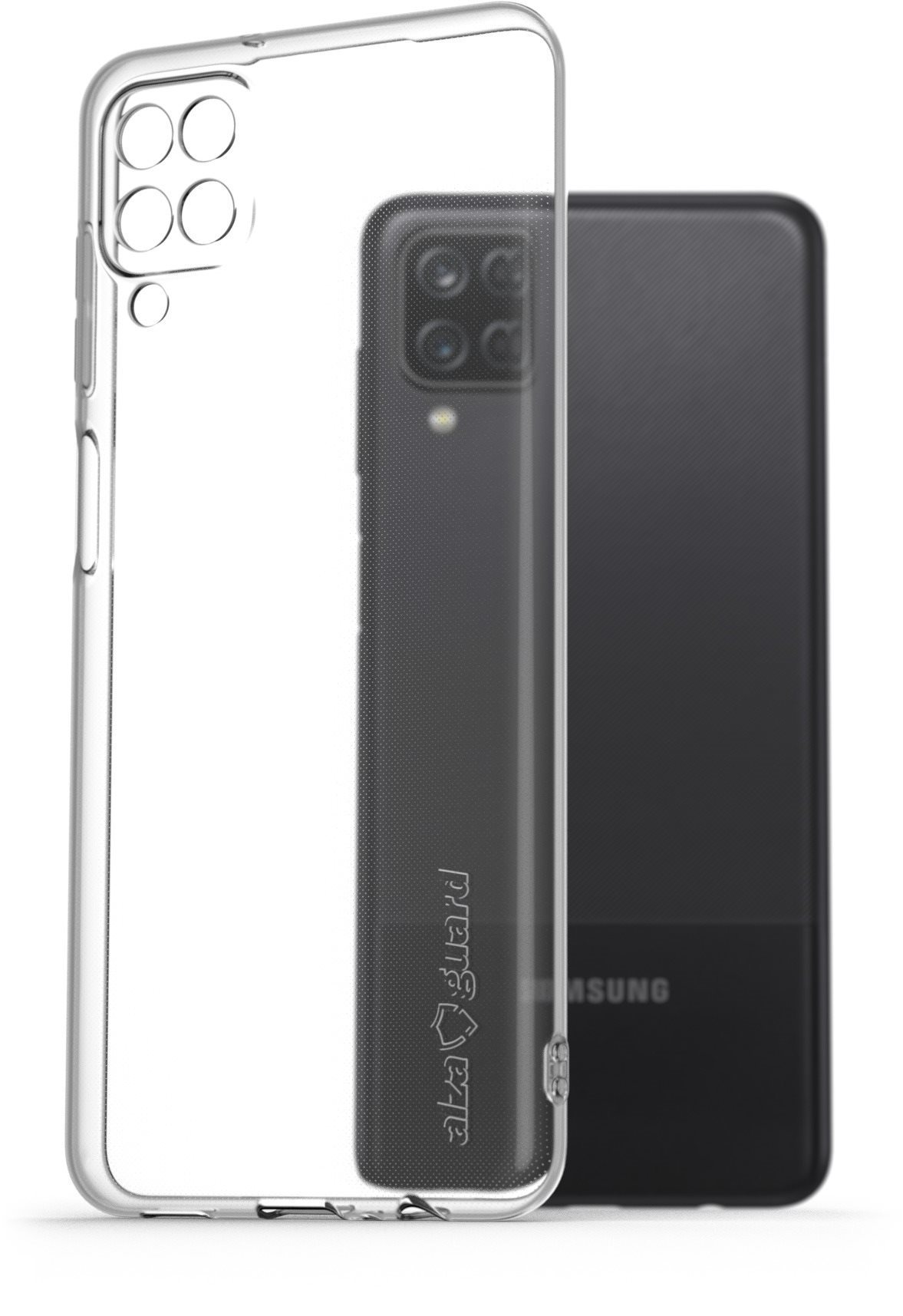 AlzaGuard Crystal Clear TPU Case pour Samsung Galaxy A12 Coque de...
