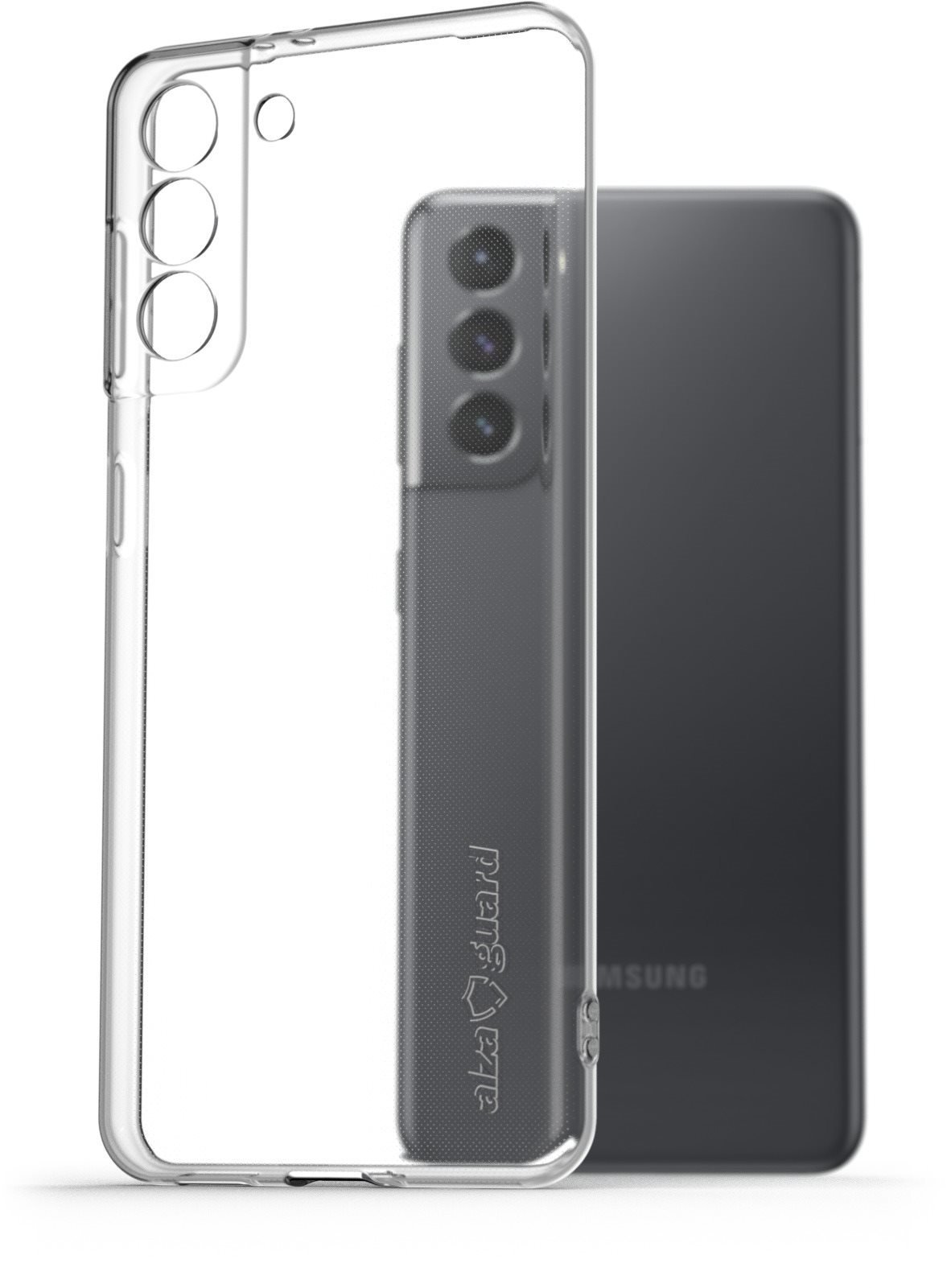 AlzaGuard Crystal Clear TPU Case for Samsung Galaxy S21 5G Phone...