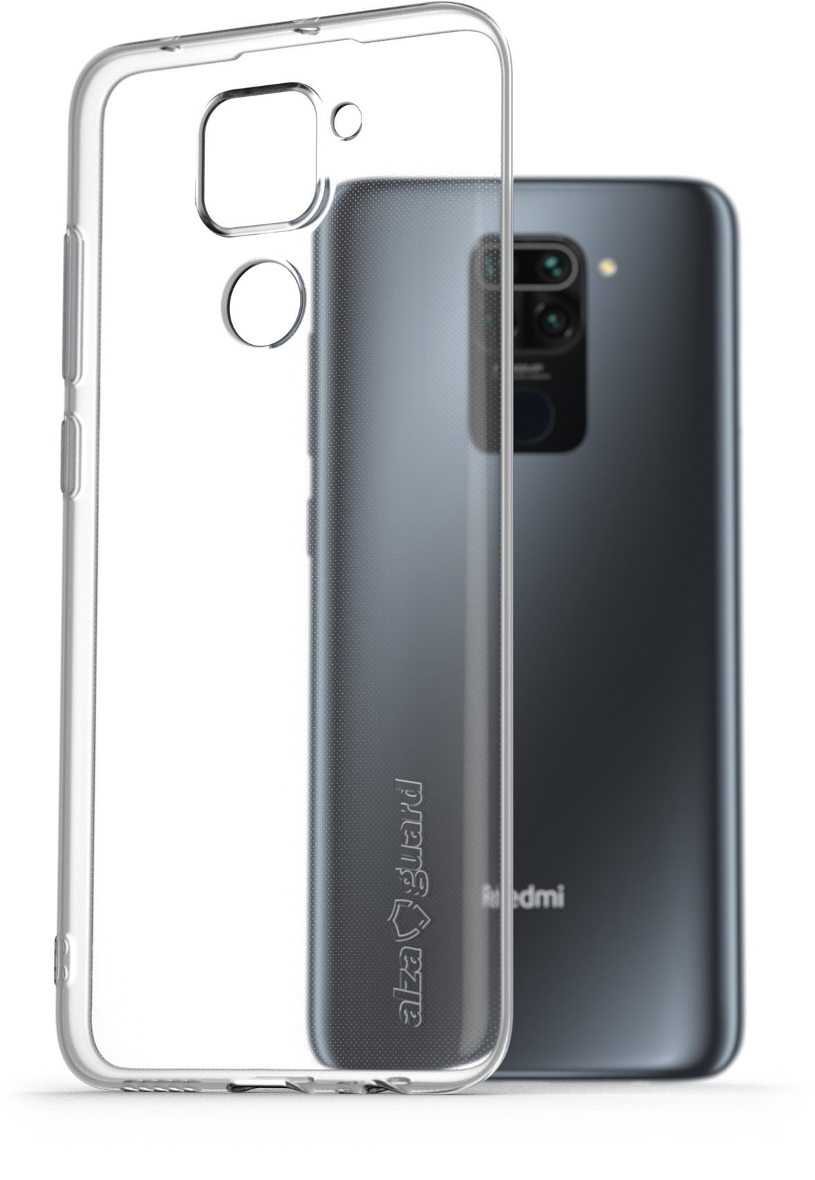 AlzaGuard Crystal Clear TPU Case for Xiaomi Redmi Note 9 LTE Phone...