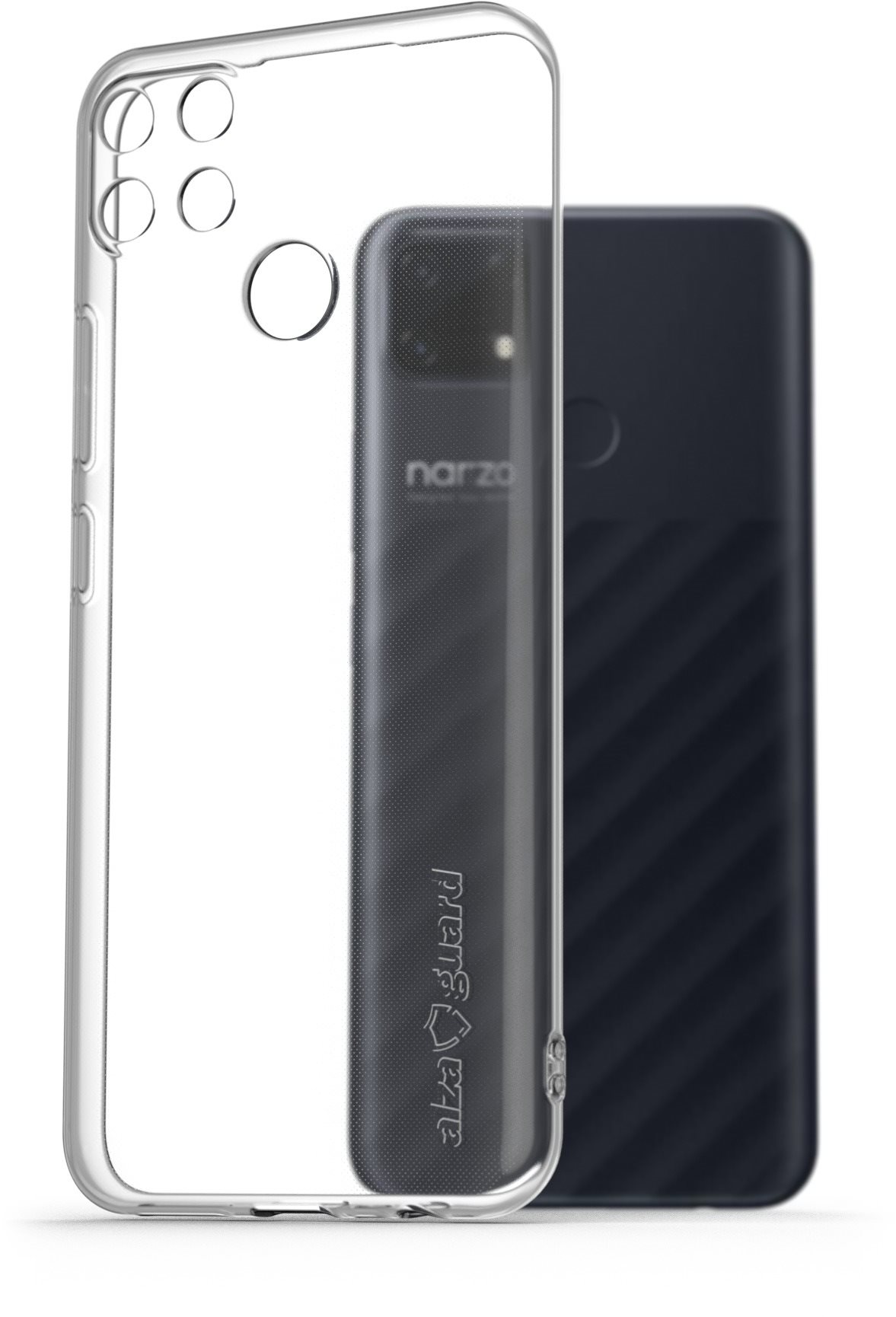 AlzaGuard Crystal Clear TPU Case for Realme Narzo 30A Phone Cover