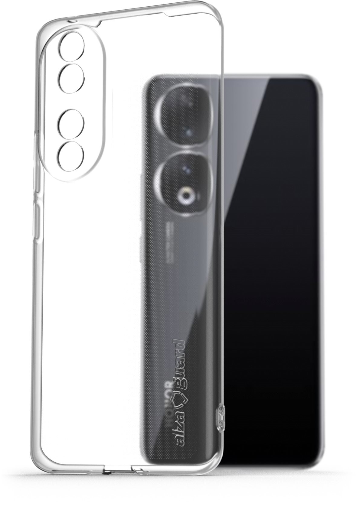 AlzaGuard Crystal Clear TPU Honor 90 5G átlátszó tok Telefon tok
