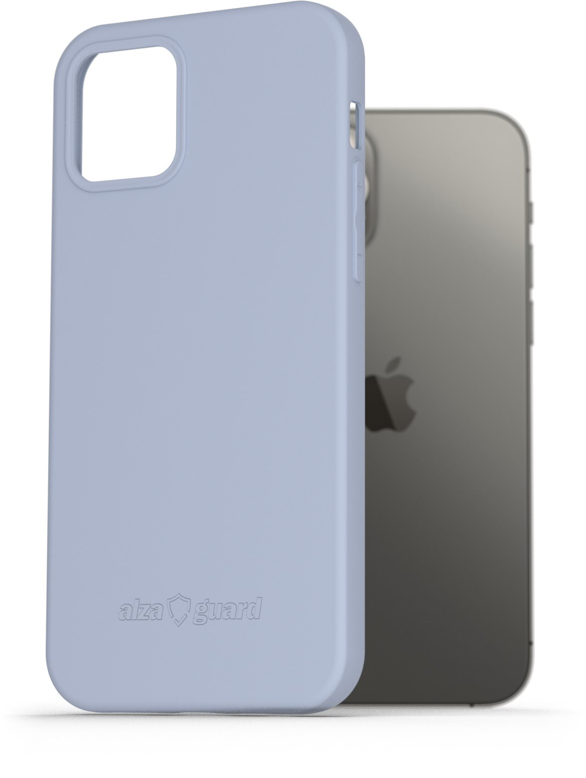 AlzaGuard Matte TPU Case für das iPhone 12 / 12 Pro hellblau...