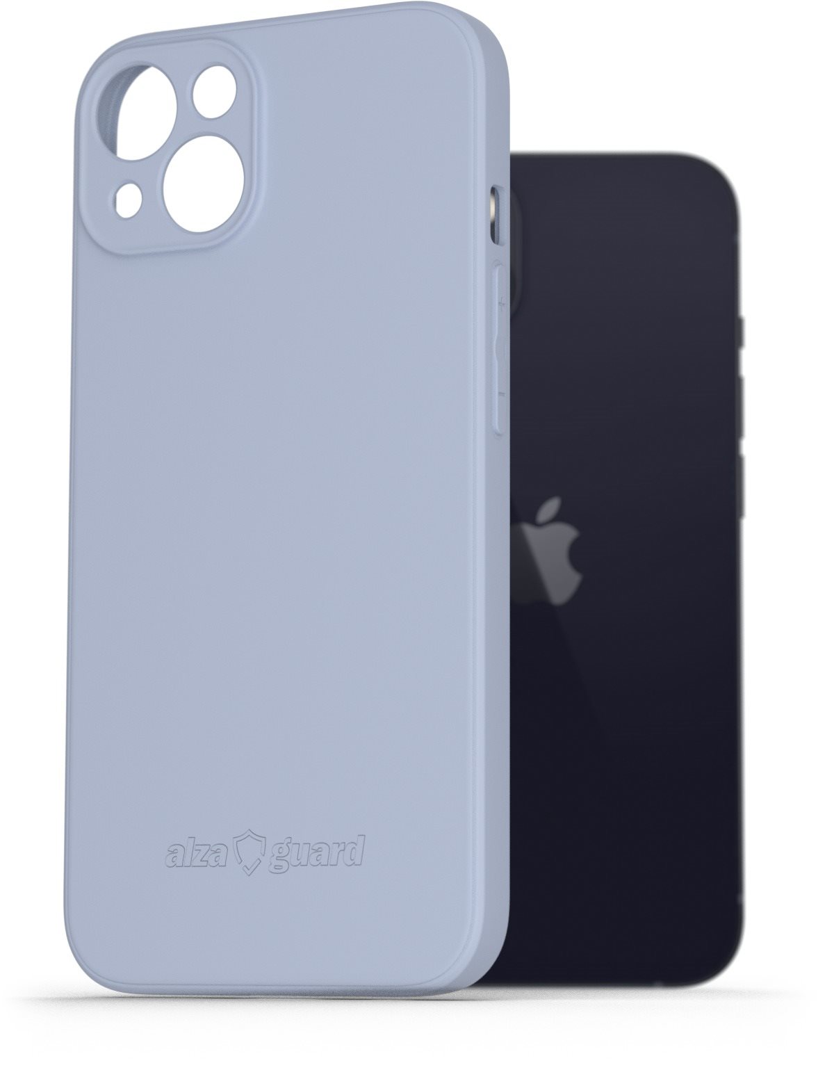 AlzaGuard Matte iPhone 13 világoskék TPU tok Telefon tok