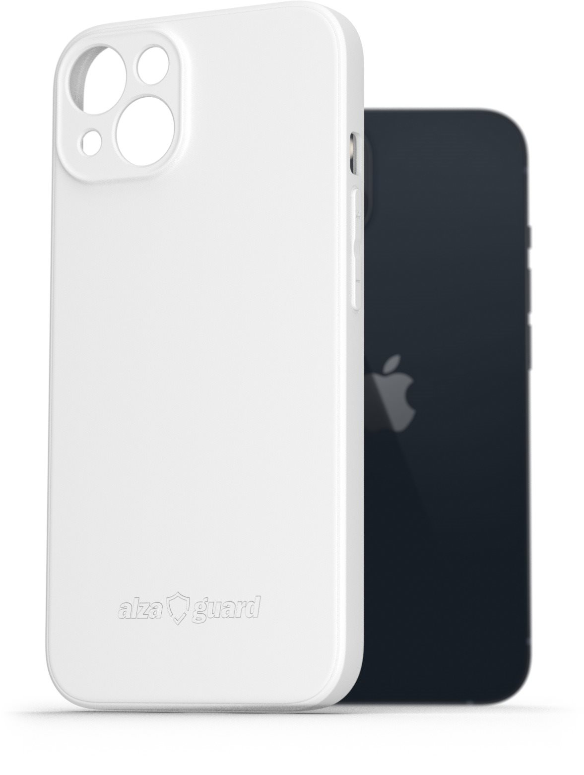 AlzaGuard Matte TPU Case für das iPhone 13 weiß Handyhülle