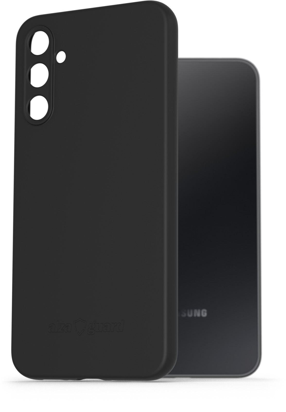 AlzaGuard Matte Samsung Galaxy A34 5G fekete TPU tok Telefon tok