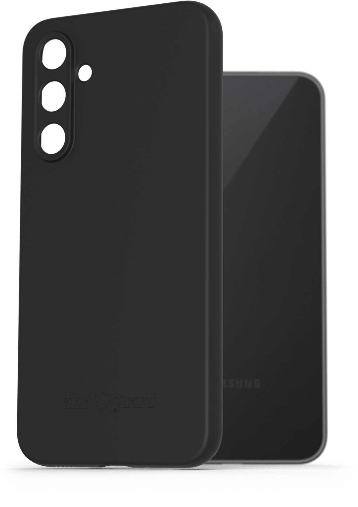 AlzaGuard Matte Samsung Galaxy A54 5G fekete TPU tok Telefon tok