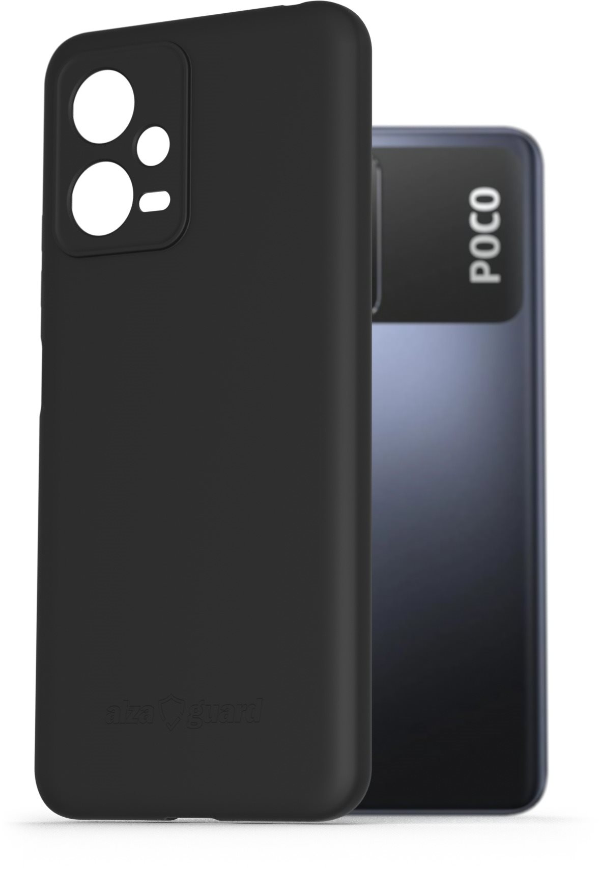 AlzaGuard Matte TPU Case für das POCO X5 5G schwarz Handyhülle