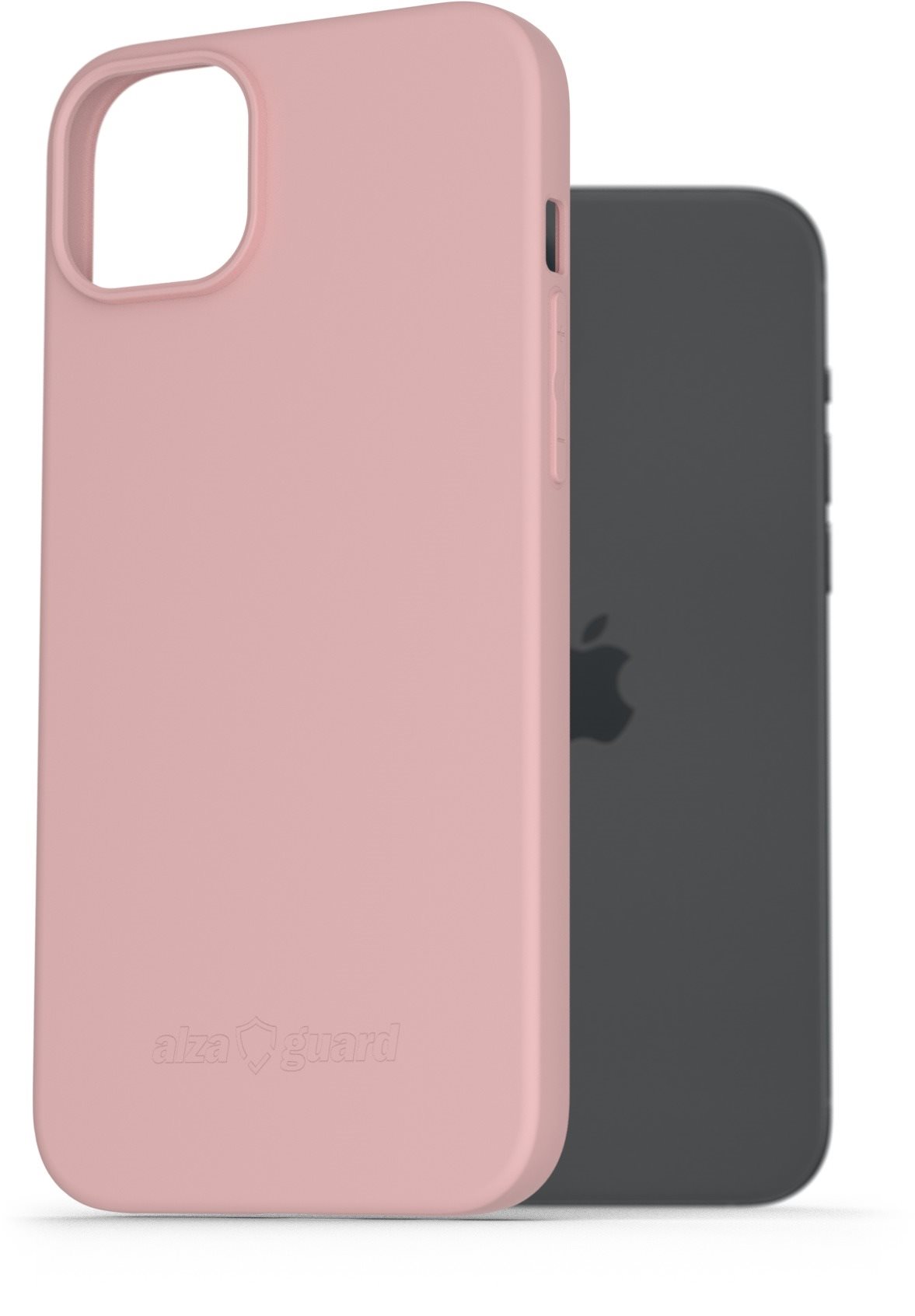 AlzaGuard Matte iPhone 15 Plus rózsaszín TPU tok Telefon tok