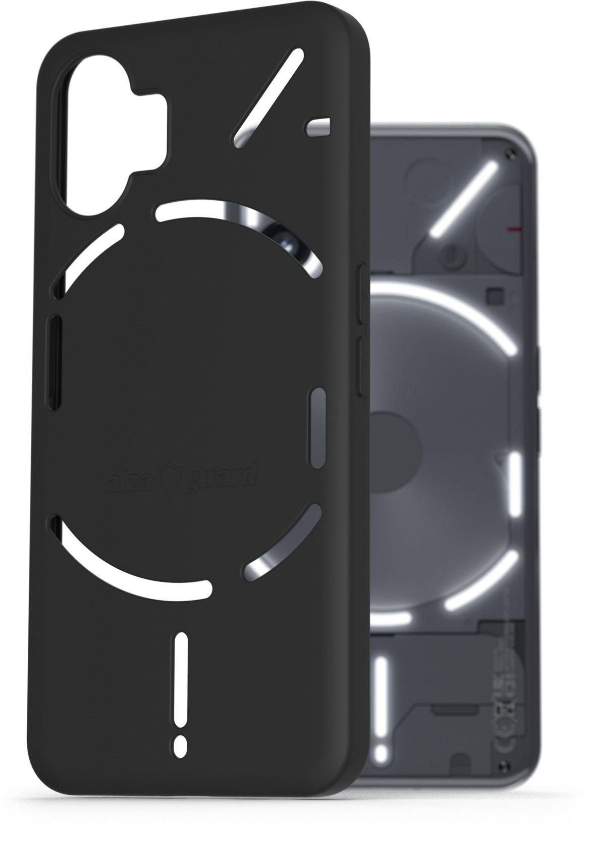 AlzaGuard Matte TPU Case für das Nothing Phone 2 schwarz Handyhülle