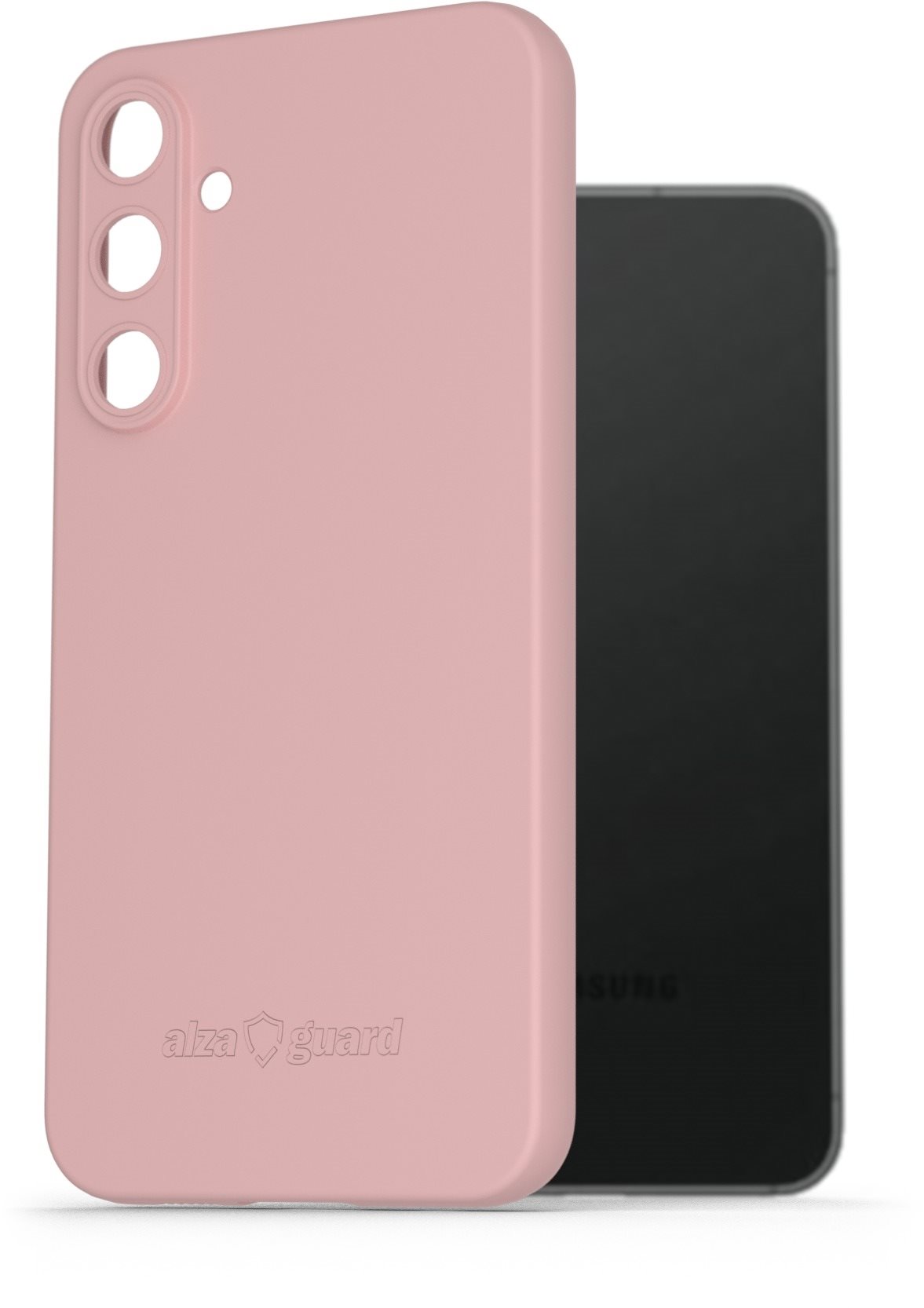 AlzaGuard Matte Samsung Galaxy S23 FE rózsaszín TPU tok Telefon tok