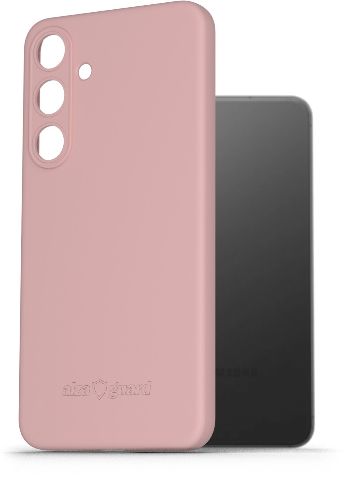 AlzaGuard Matte TPU Case na Samsung Galaxy S24+ ružový Kryt na mobil