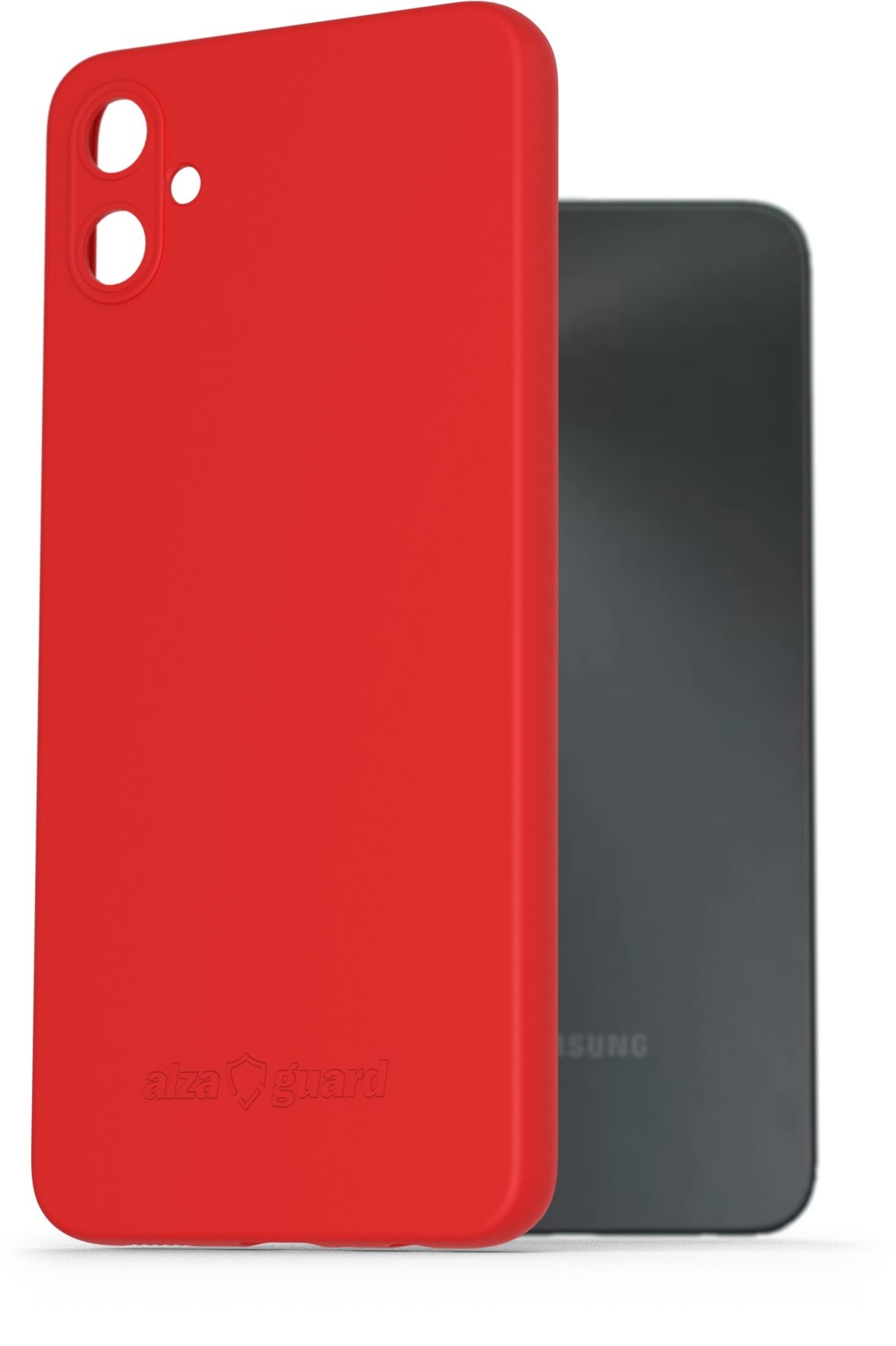 AlzaGuard Matte Samsung Galaxy A05/A05s piros TPU tok Telefon tok