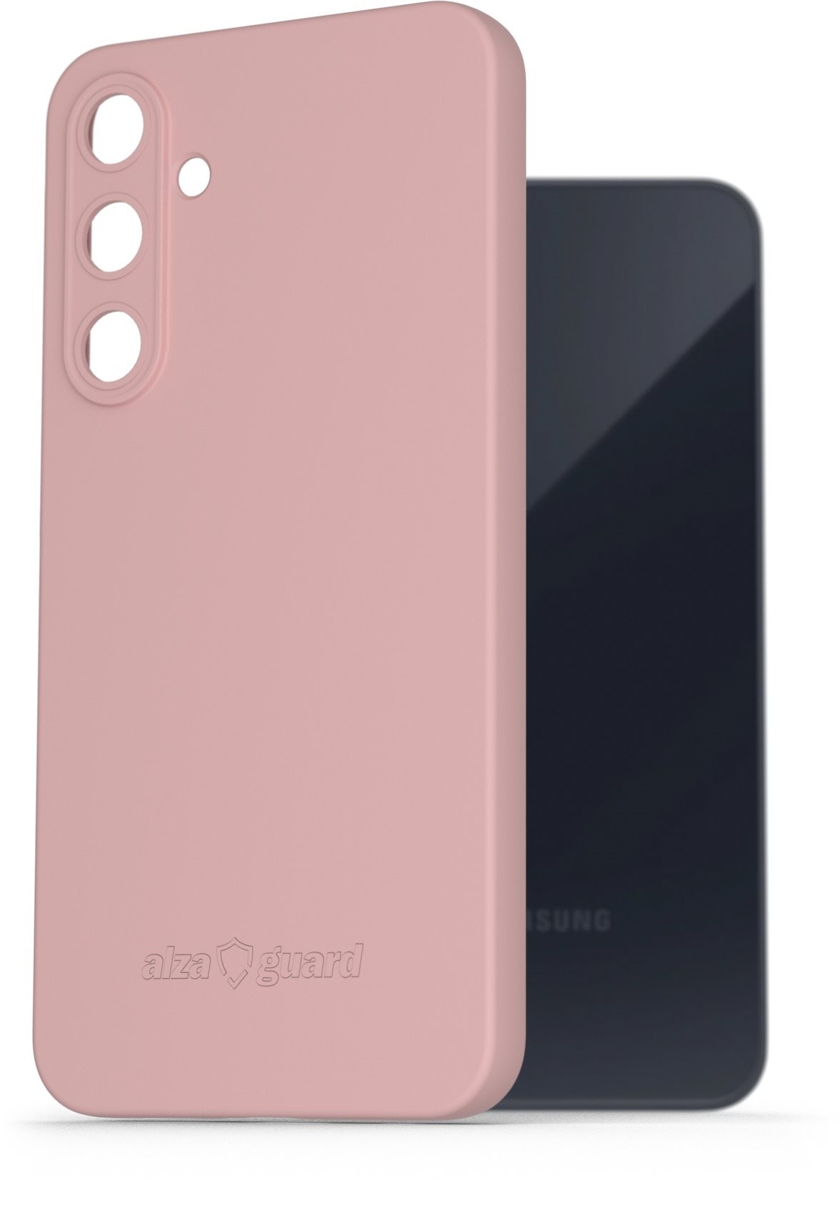 AlzaGuard Matte Samsung Galaxy A55 5G rózsaszín TPU tok Telefon tok