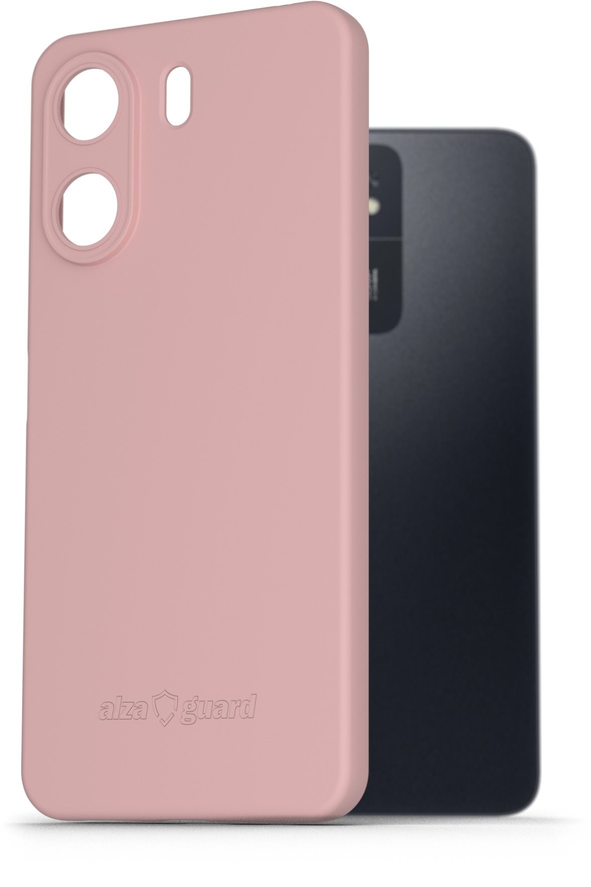AlzaGuard Matte TPU Case für das Xiaomi Redmi 13C rosa Handyhülle