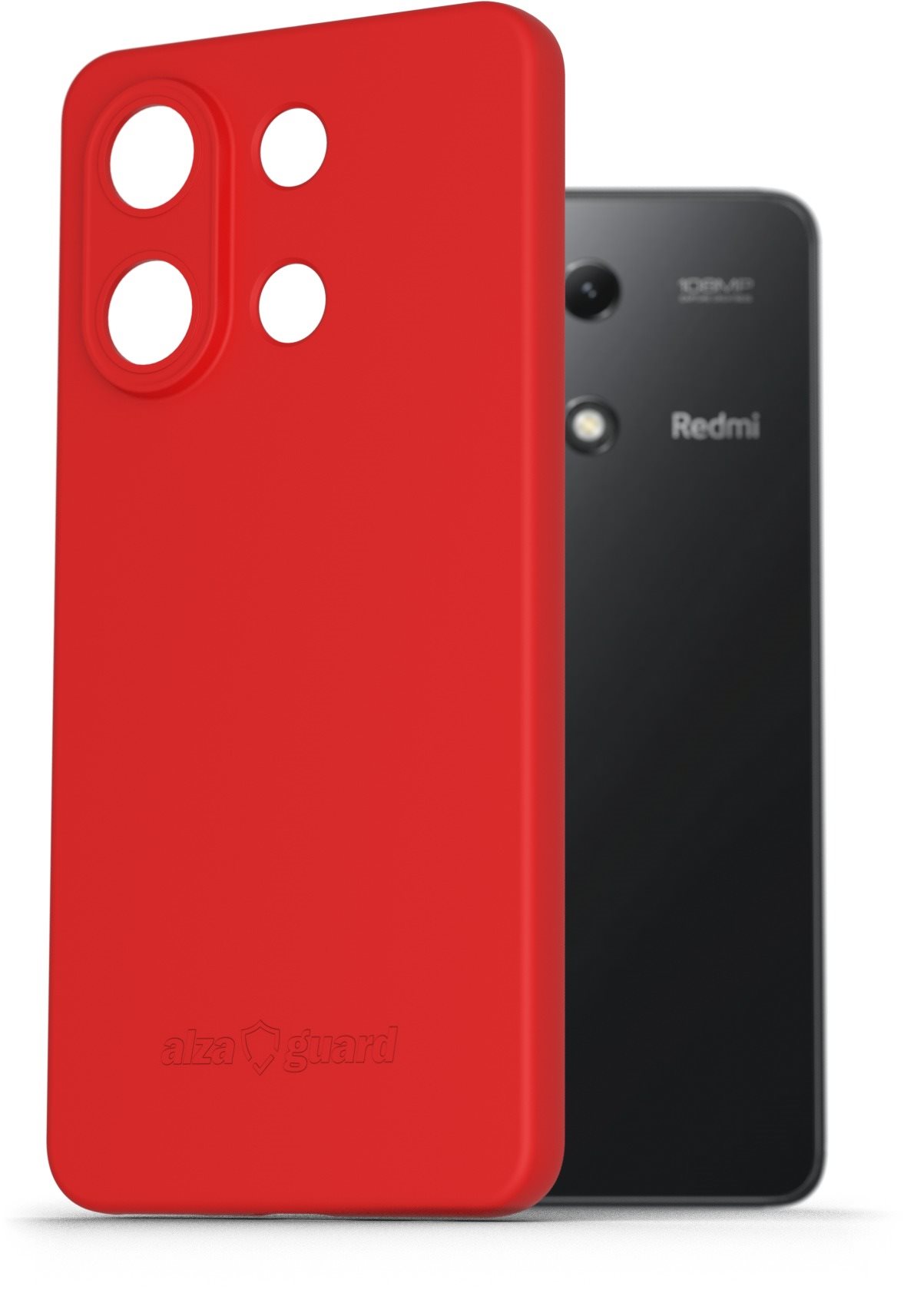 AlzaGuard Matte TPU Case Xiaomi Redmi Note 13 Pro 4G piros tok...