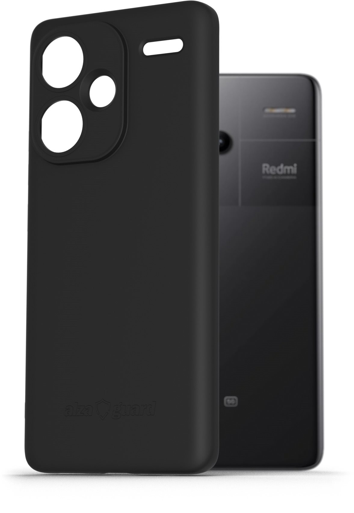 AlzaGuard Matte TPU Case na Xiaomi Redmi Note 13 Pro+ čierny Kryt...