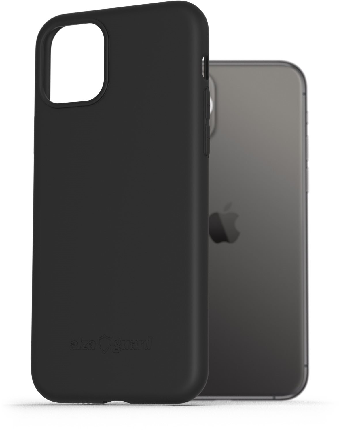 AlzaGuard Matte iPhone 11 Pro fekete TPU tok Telefon tok