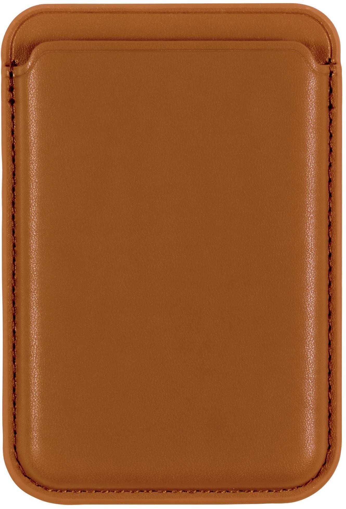 AlzaGuard Magnetic Leather Card Wallet brun Portefeuille