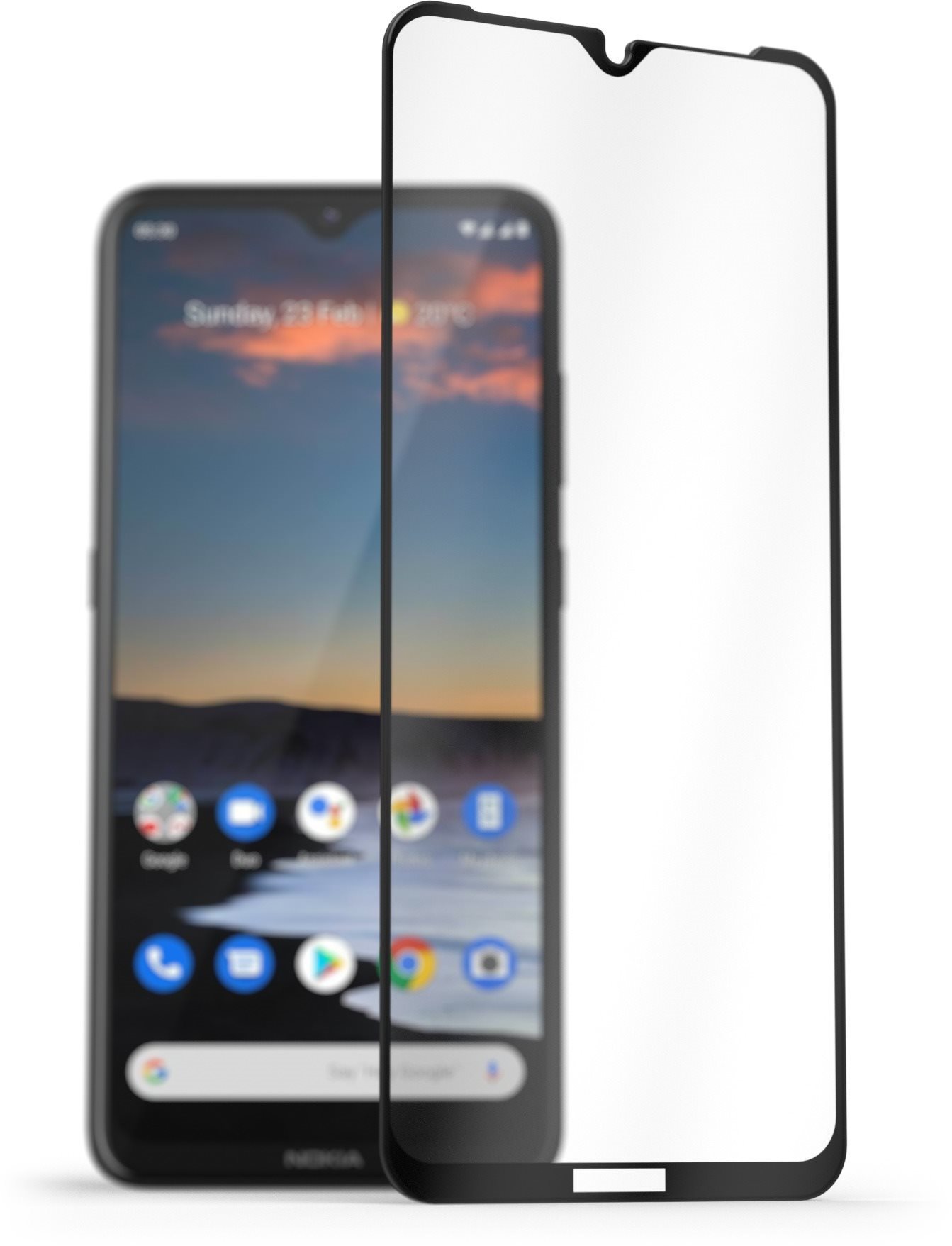 AlzaGuard 2.5D FullCover Glass Protector for Nokia 5.3 Glass Screen...