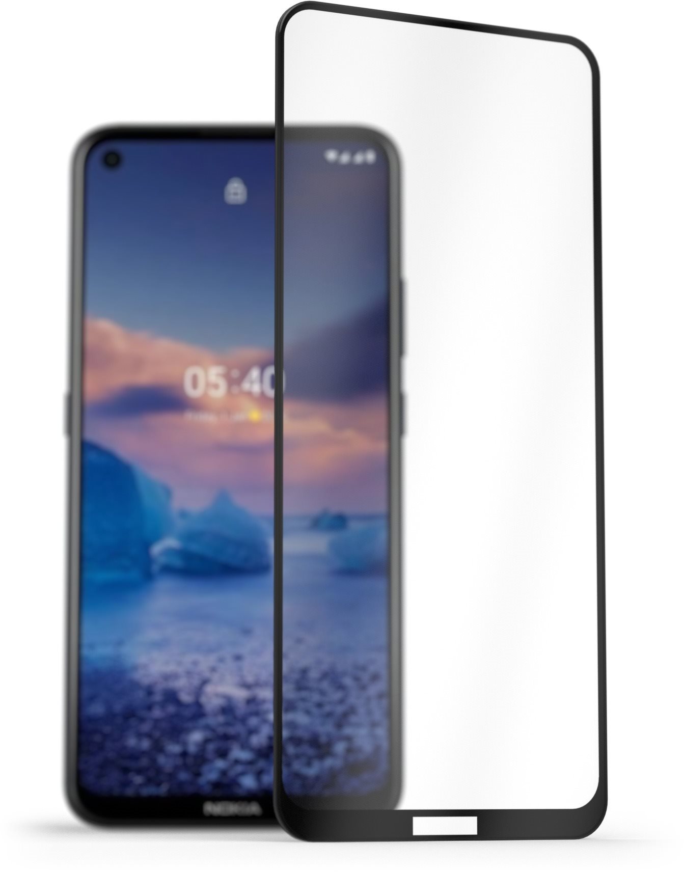 AlzaGuard 2.5D FullCover Glass Protector for Nokia 5.4 Glass Screen...
