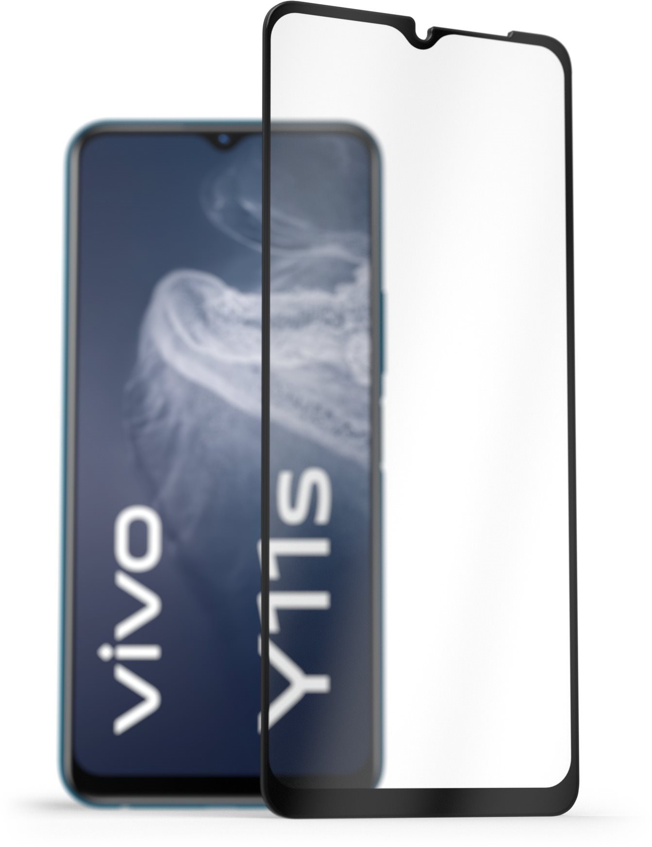 AlzaGuard 2.5D FullCover Glass Protector for Vivo Y11s Glass Screen...