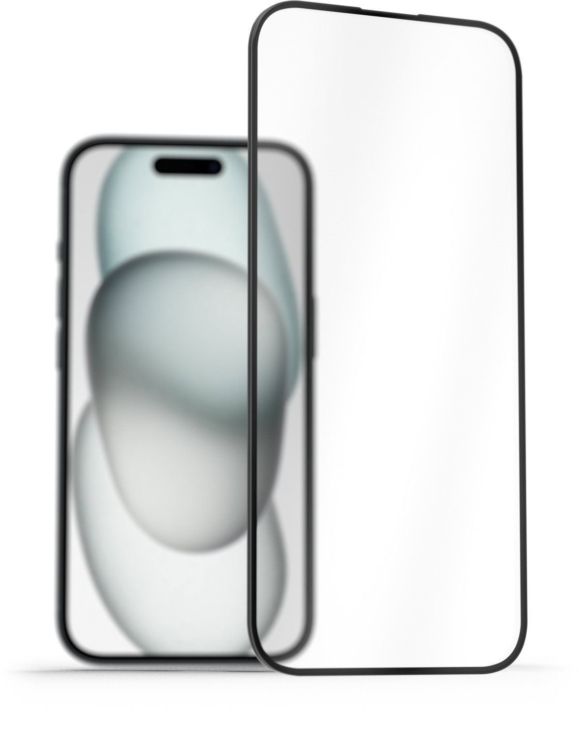 AlzaGuard FullCover iPhone 15 2.5D üvegfólia Üvegfólia