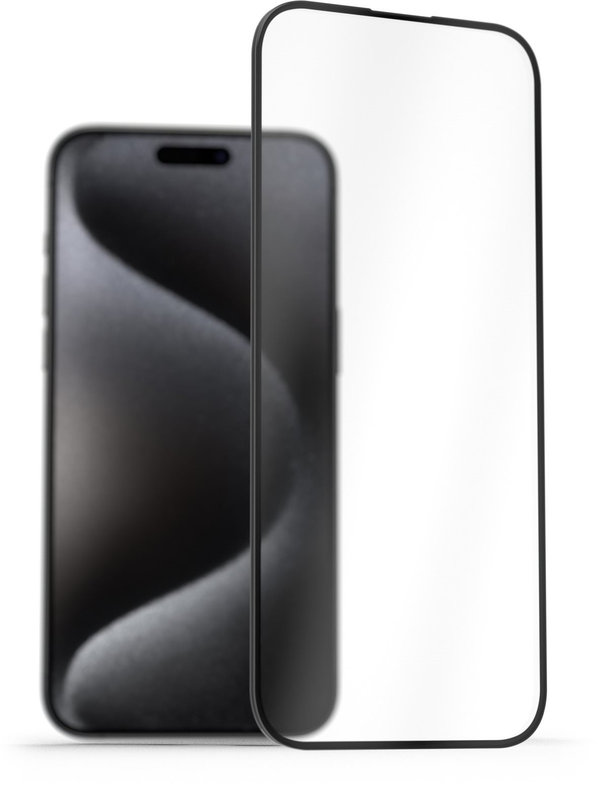 AlzaGuard FullCover Glass iPhone 15 Pro Max 2.5D üvegfólia Üvegfólia