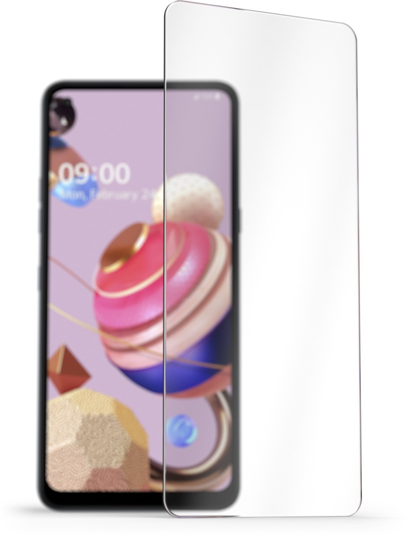 AlzaGuard 2.5D Case Friendly Glass Protector for LG K51S Glass...