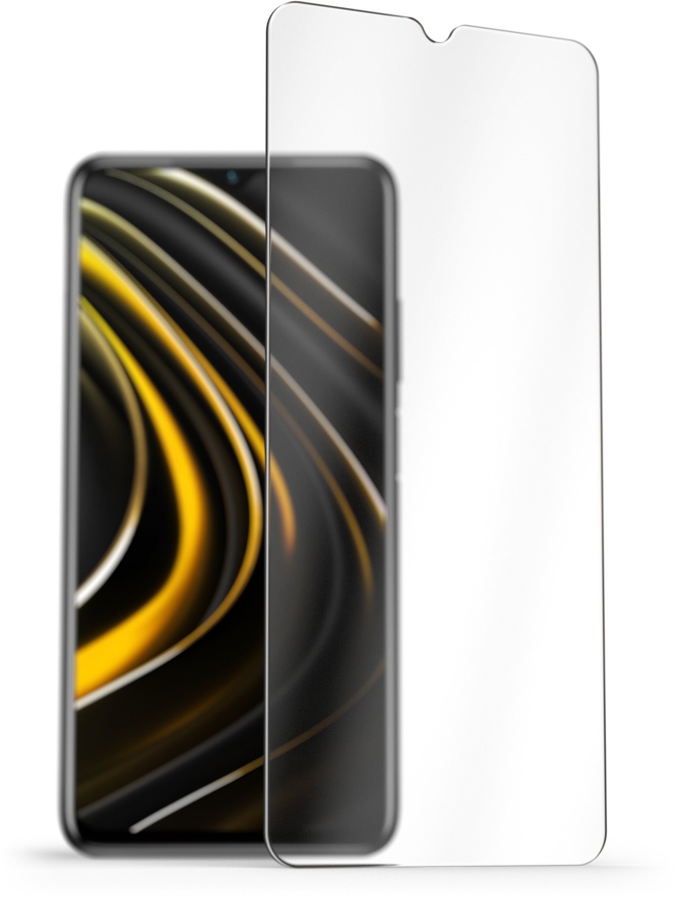 AlzaGuard 2.5D Case Friendly Glass Protector for Xiaomi POCO M3...